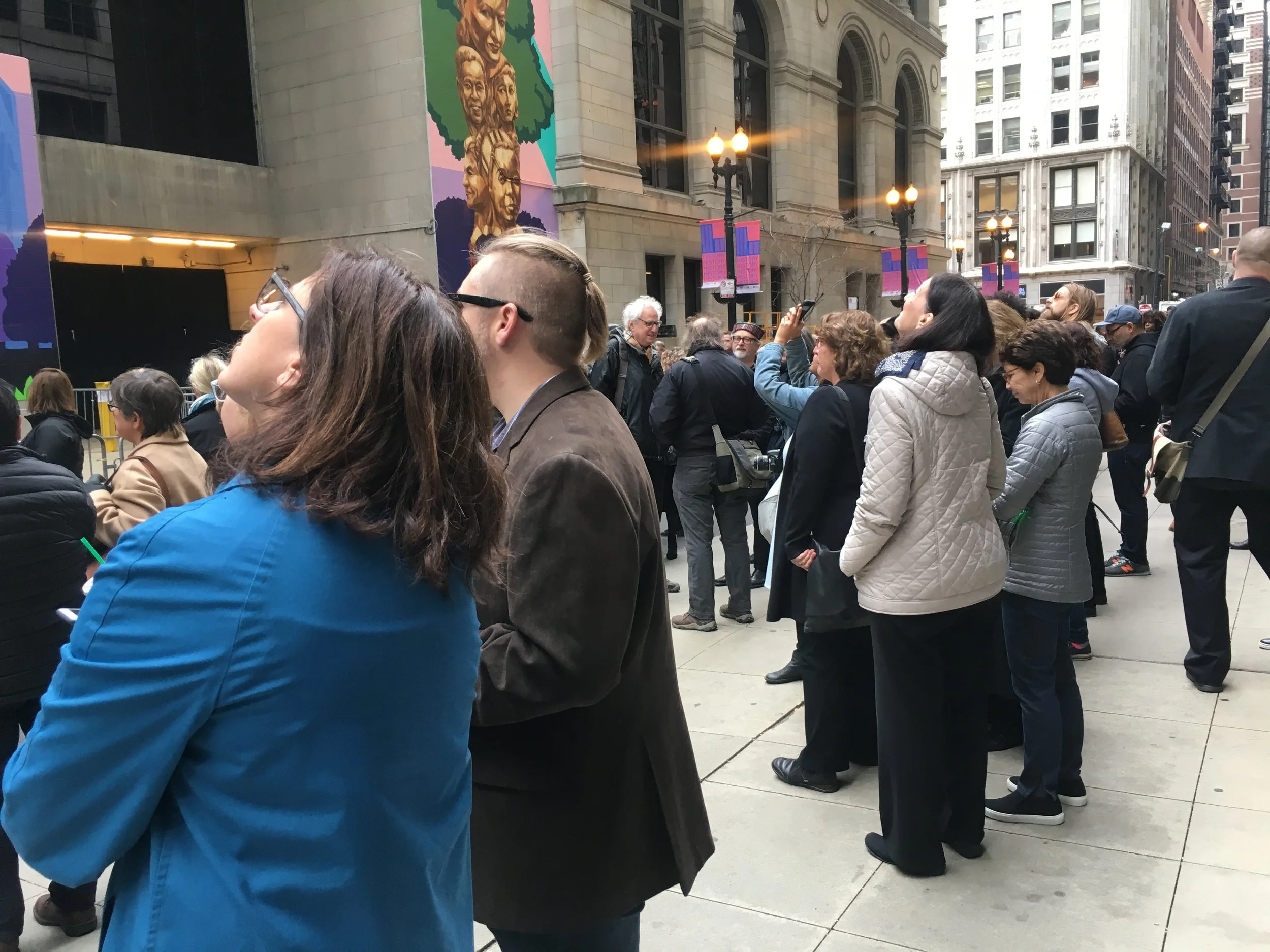 Looking Up at Dedication