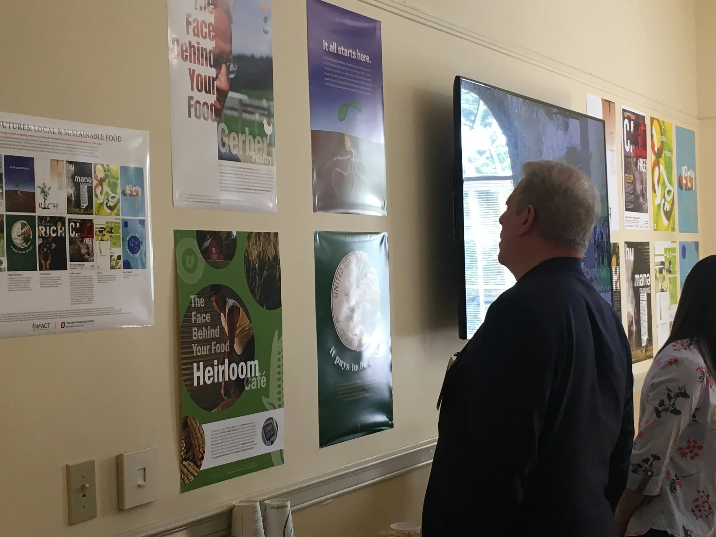Student posters were also displayed at the On Food and Faith Conference, held in May at The Methodist Theological School in Ohio and funded by OSU inFACT. Among the attendees was former Vice President Al Gore (pictured).