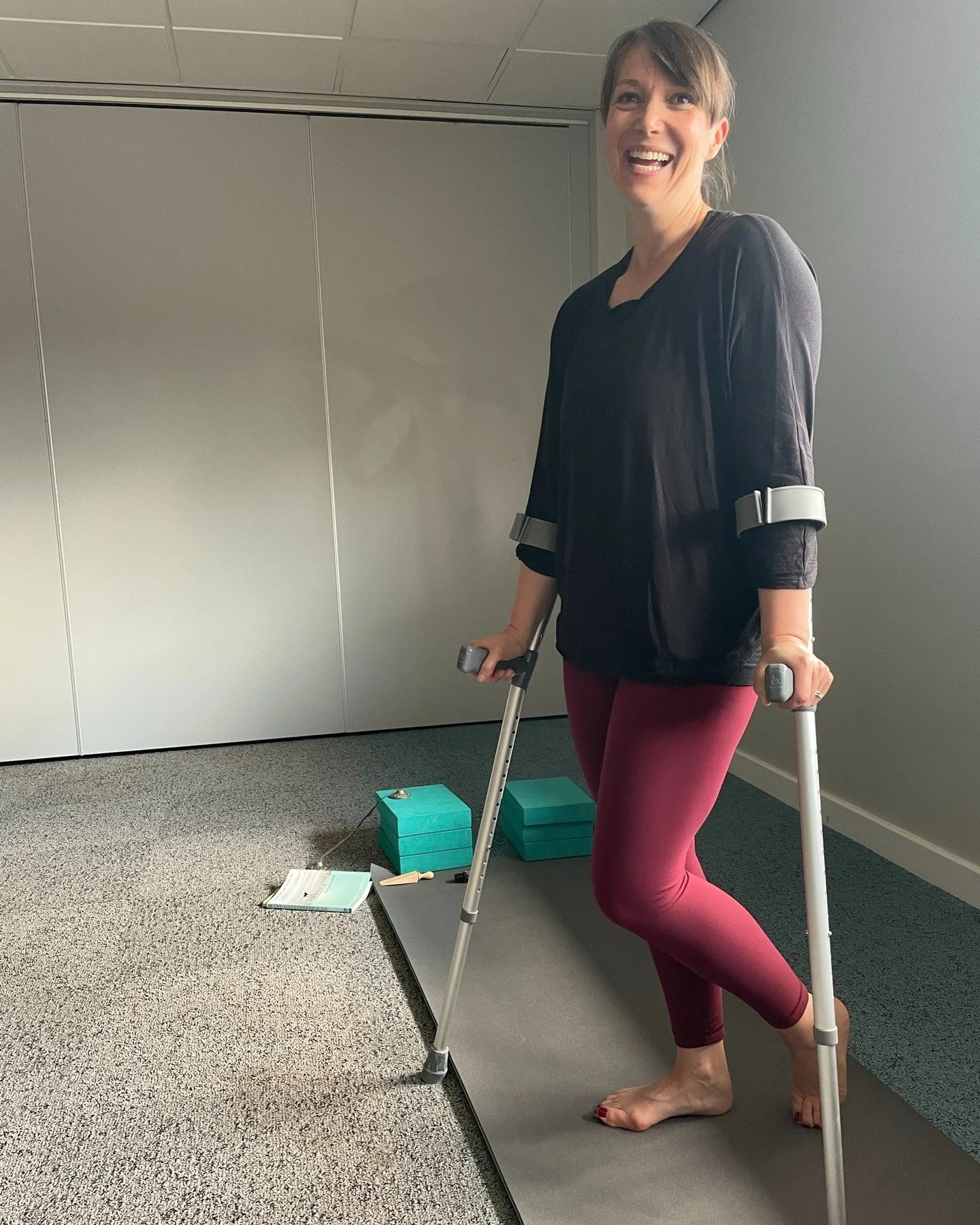 I have recently had an injury leaving me with a hematoma on my leg and hobbling around on crutches (fully recovered now!) When I told the consultant that I teach yoga, he responded &lsquo;well you won&rsquo;t be teaching that for a while&rsquo;.

He 