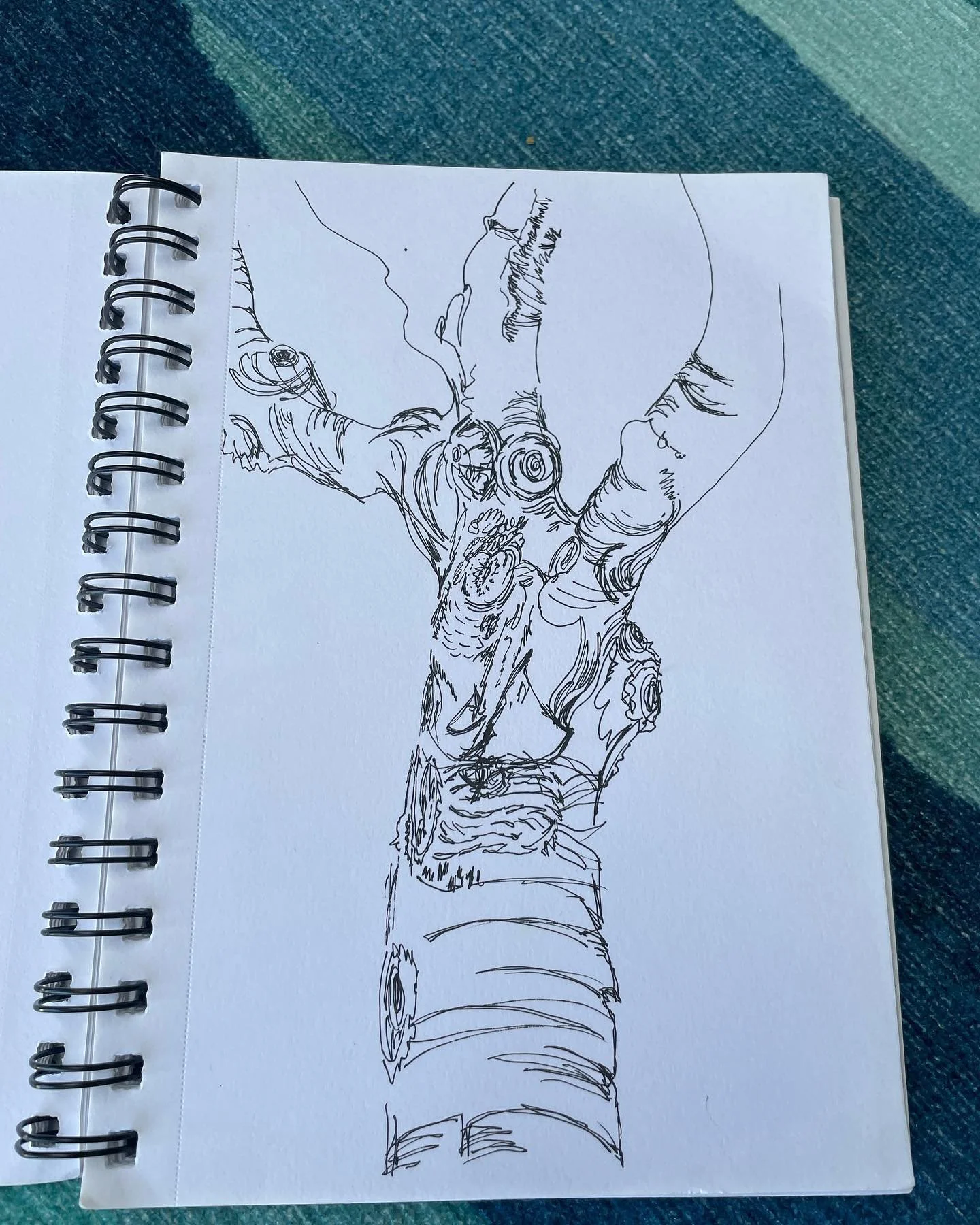 Living with PTSD my client says she rarely feels grounded. This is something we work on during our yoga therapy sessions. This week she came to the session with a beautiful drawing of a tree and her feet, both symbolising what it means to her to feel