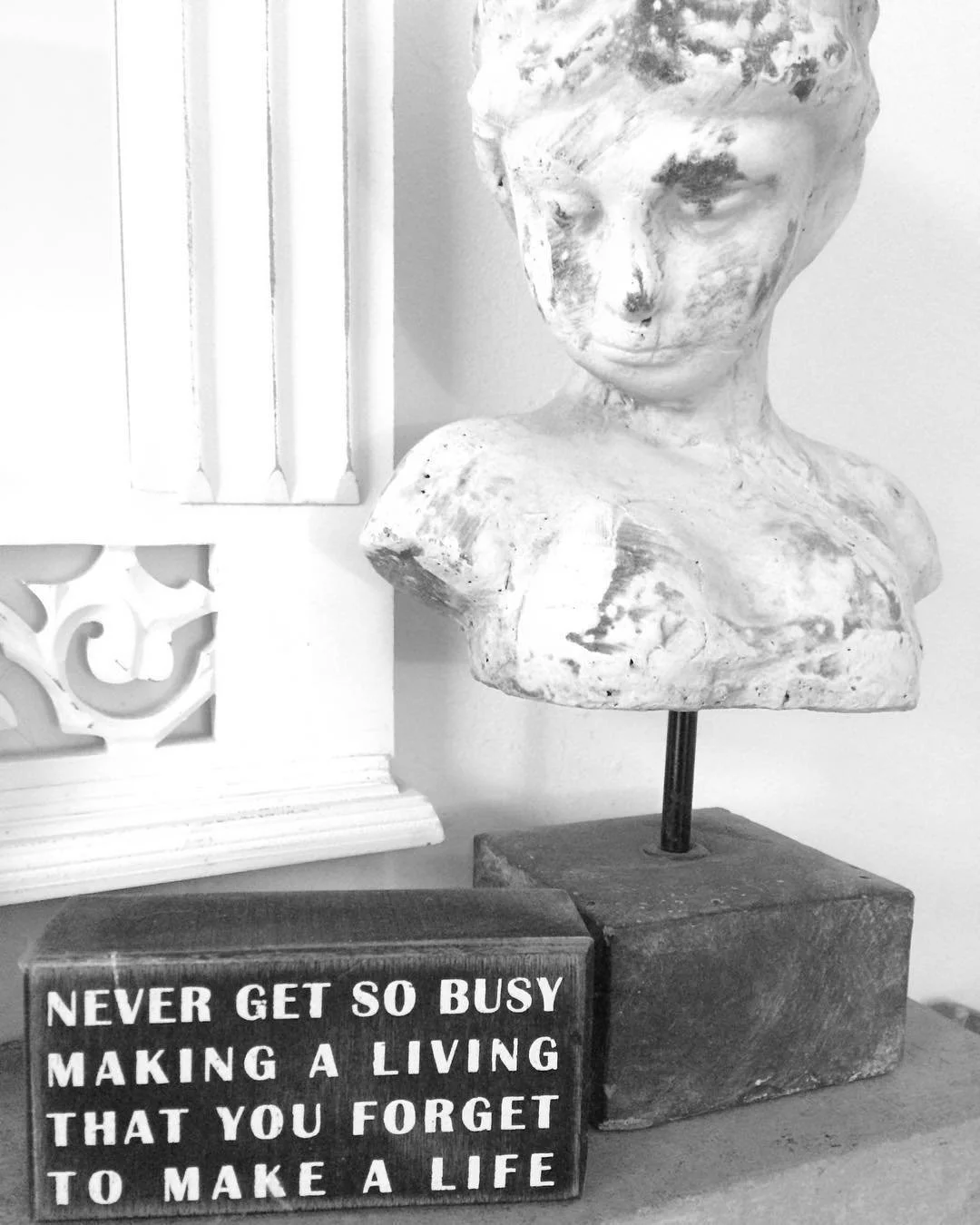 Sitting on my mantelpiece a reminder to slow down and try to find balance in life.
Before having my little boy you would find me working for the NHS, teaching yoga classes and studying yoga therapy. Life was always so busy, feeling like all I did was