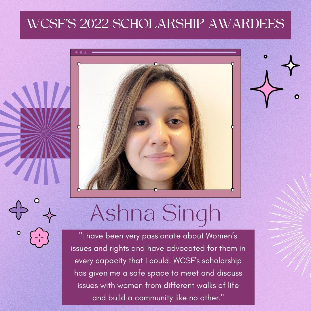 Join us in welcoming Ashna Singh into the 2022 Class of WCSF's Scholarship Awardees! This summer, Ashna has served as a legislative intern for Illinois Congressman Adam Kinzinger. Outside of her internship, Ashna follows her interests in public polic