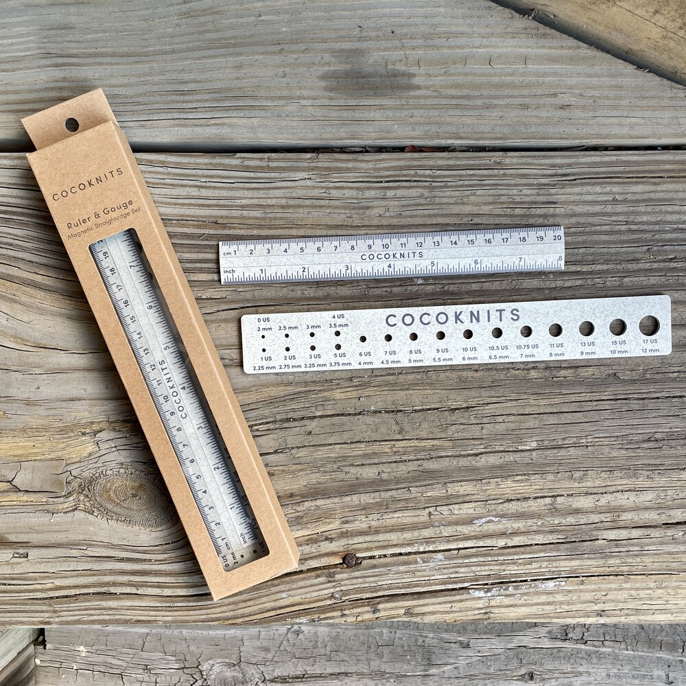 Cocoknits Magnetic Ruler & Gauge Set – Wool and Company