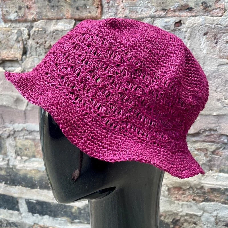 Noro Asaginu Crochet Hat Pattern All Day Long - Sister-Arts