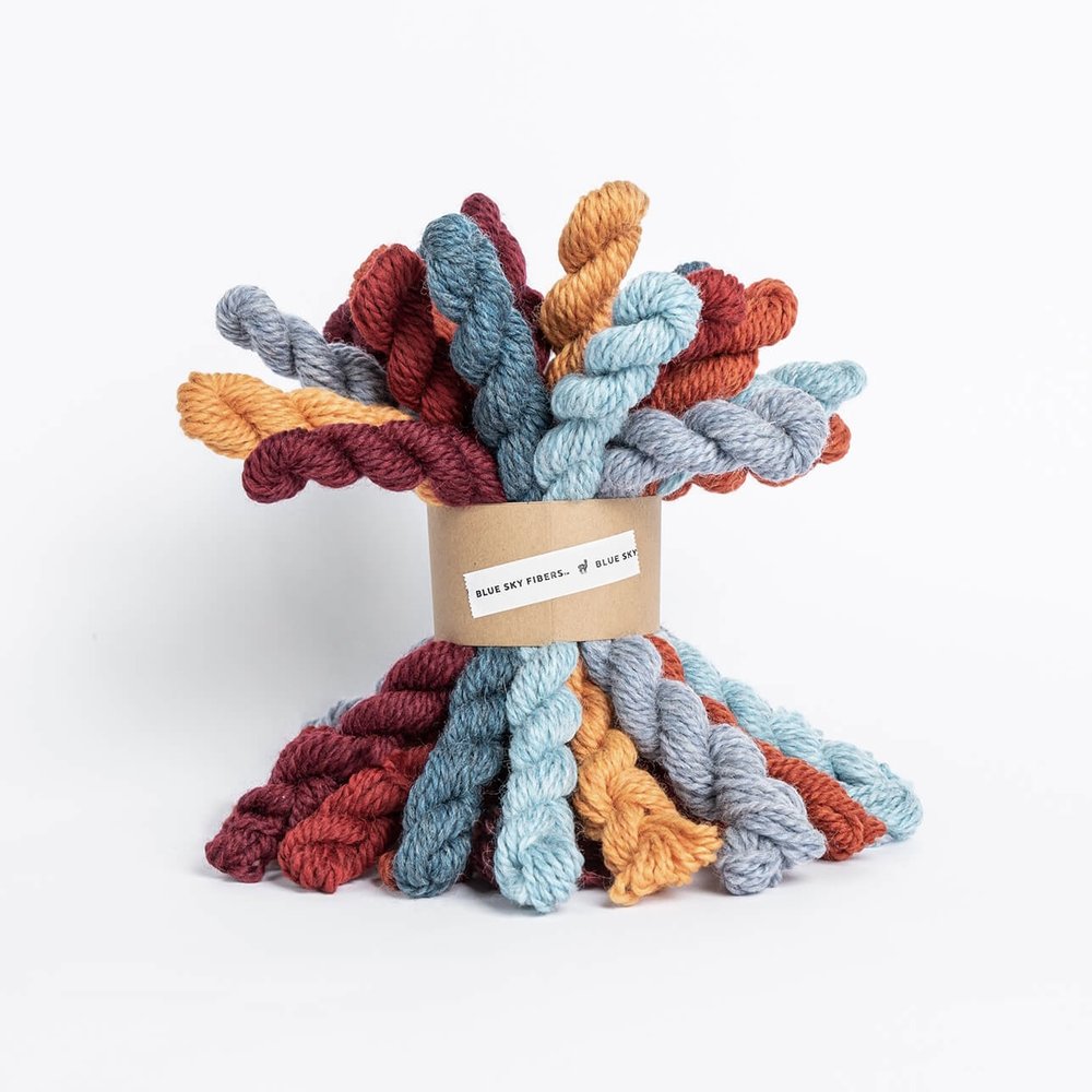 Healifty Yarn Bundles Multicolor Gradient Cotton Yarn Soft Knitting Wool 5  Rolls for Crochet Knitting
