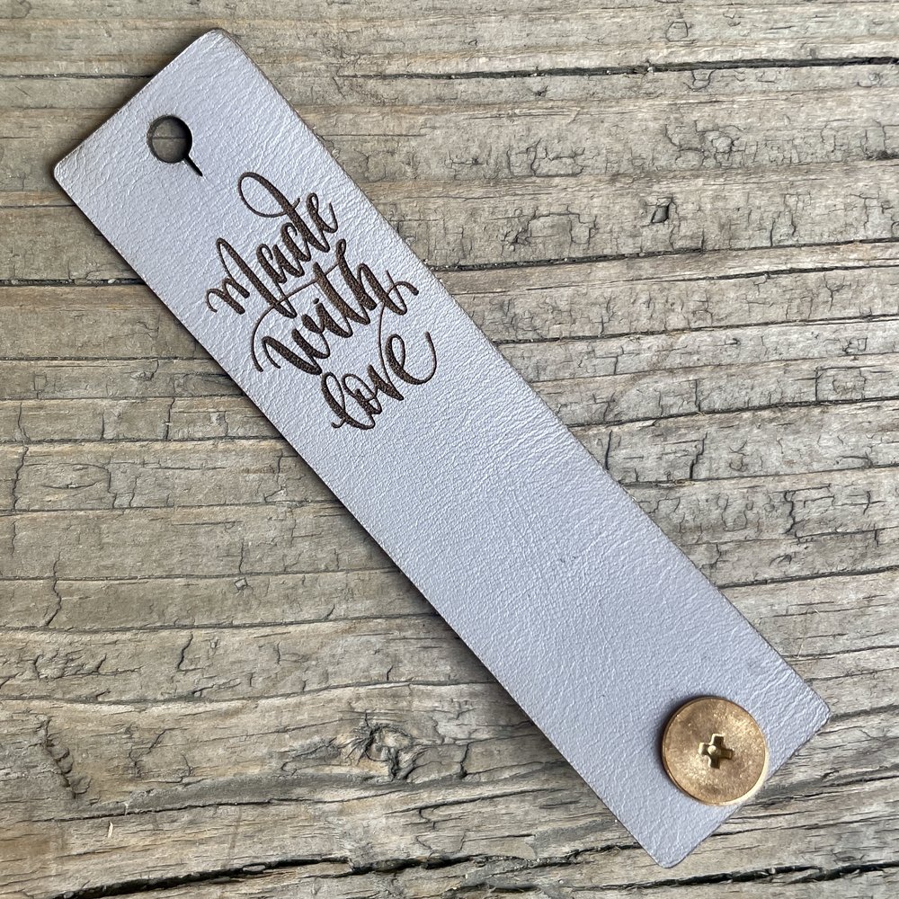 Made with Love Foldover Tags