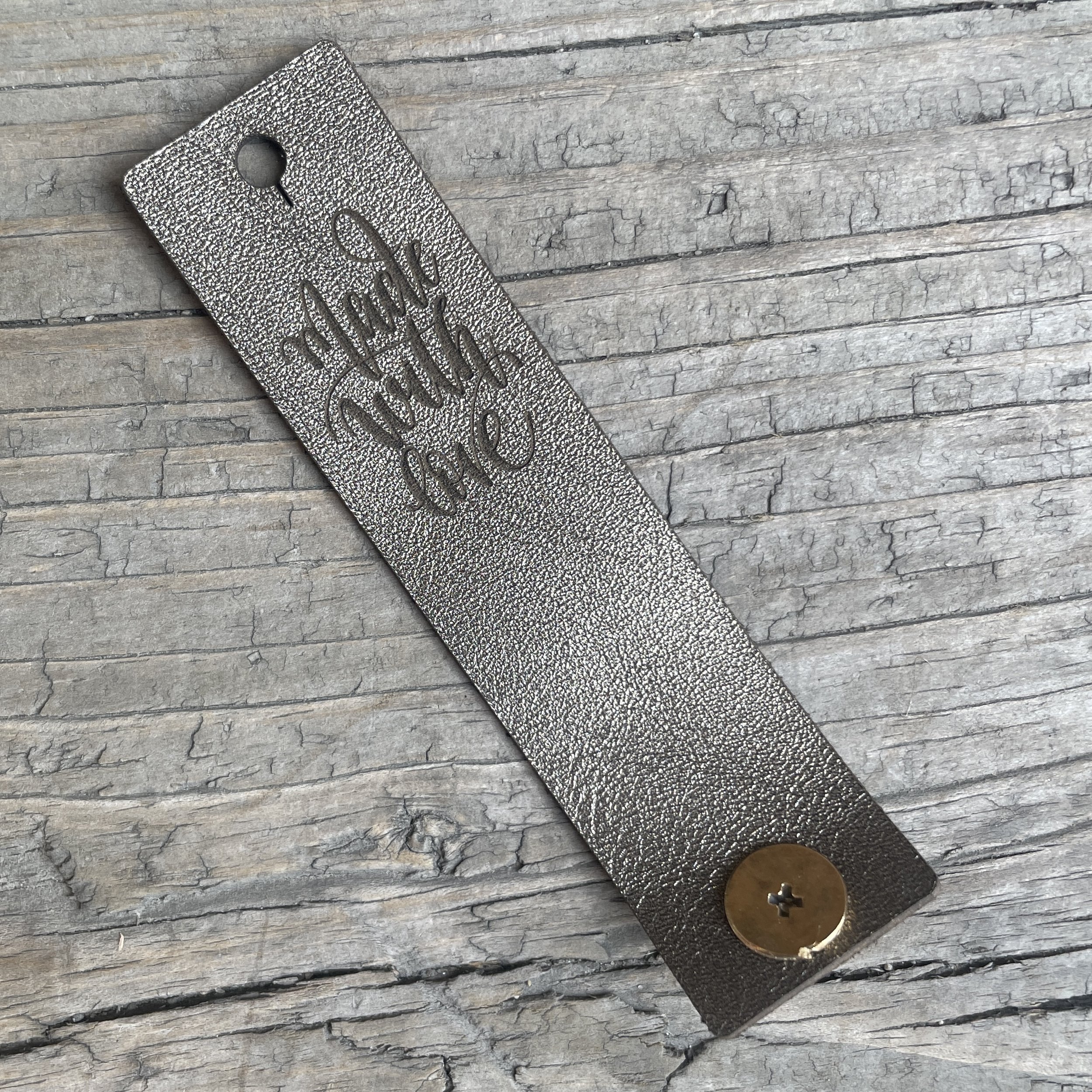 Made With Love Leather Tags for Knit and Crochet Hats Sweaters & More -  Independent Yarn Shop — Sister-Arts Studio