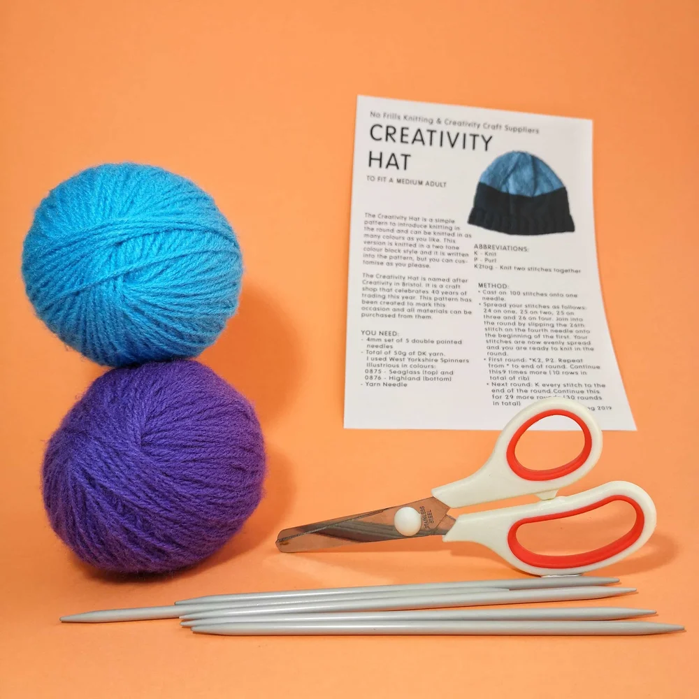 Creativity Hat Knit Kit Trylla Shop