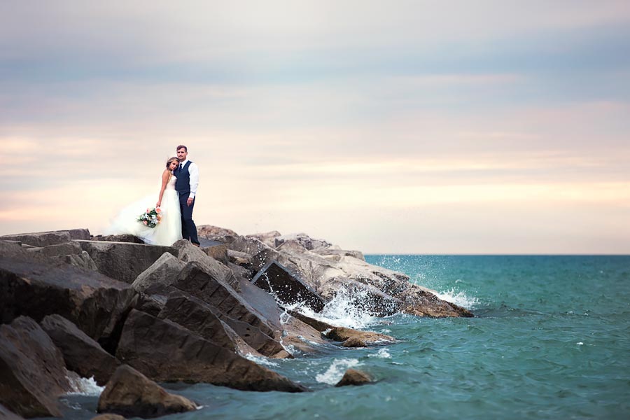 Lake Michigan Wedding