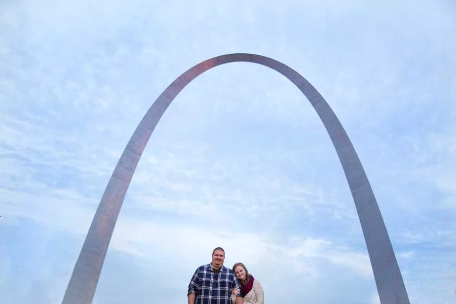 St Louis Arch Engagement
