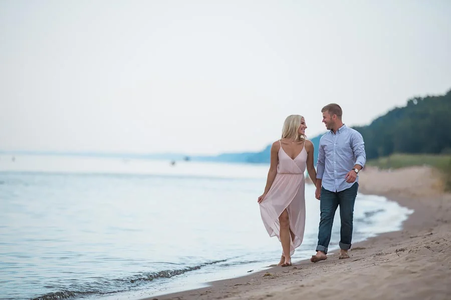 BEACH ON LAKE MICHIGAN
