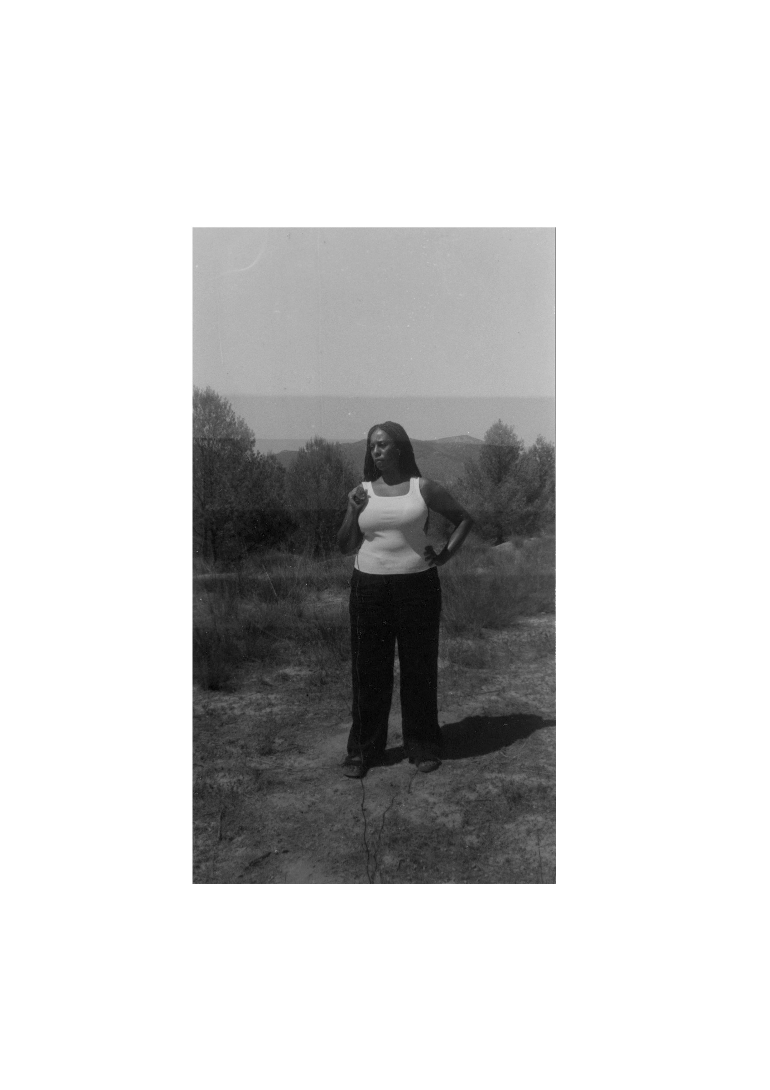 Test strip - Darkroom print on Multigrade FB Classic paper, from The Wanderer, Spain 2024