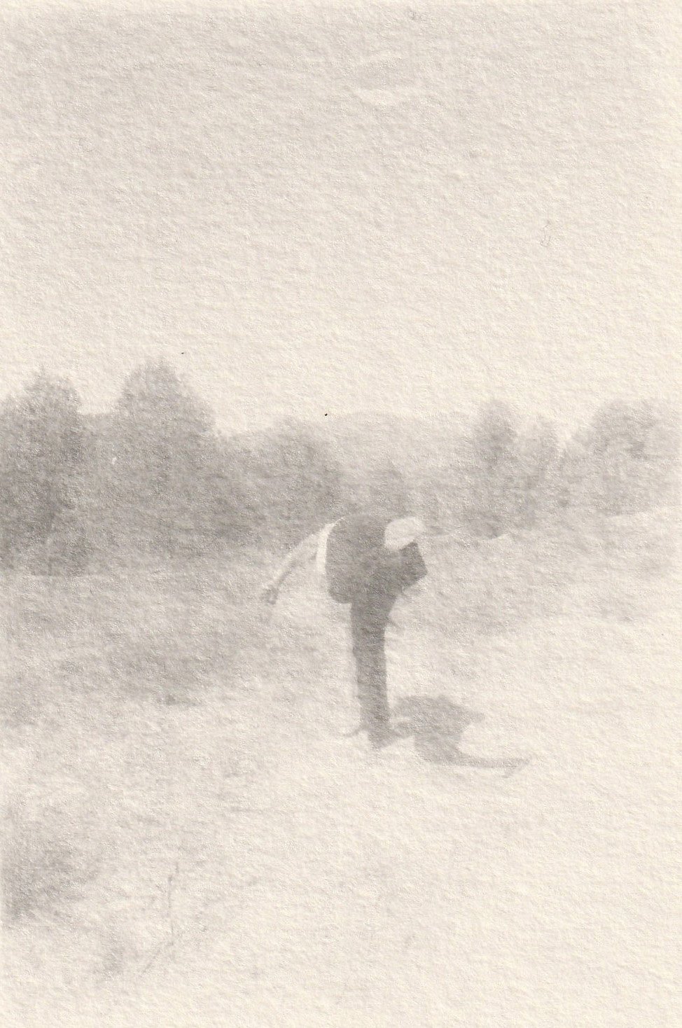 Darkroom print on Textured Art 300gsm paper, from The Wanderer, Spain 2024