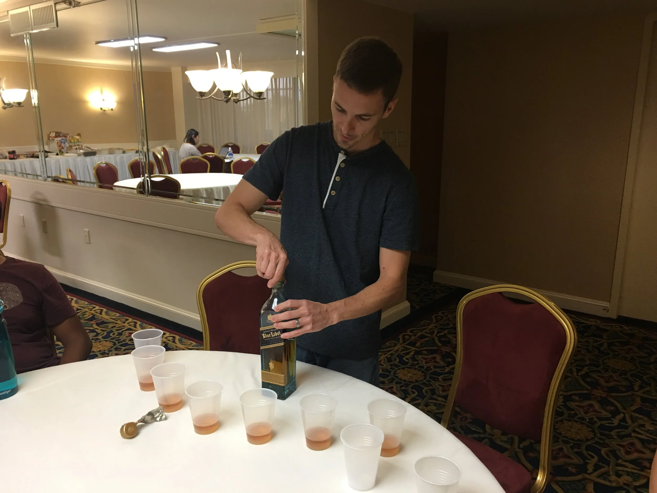  1. The practice we did for the wedding dance. I must say, I'm pretty surprised that we pulled it off in at least a somewhat passing way! The shots helped! 