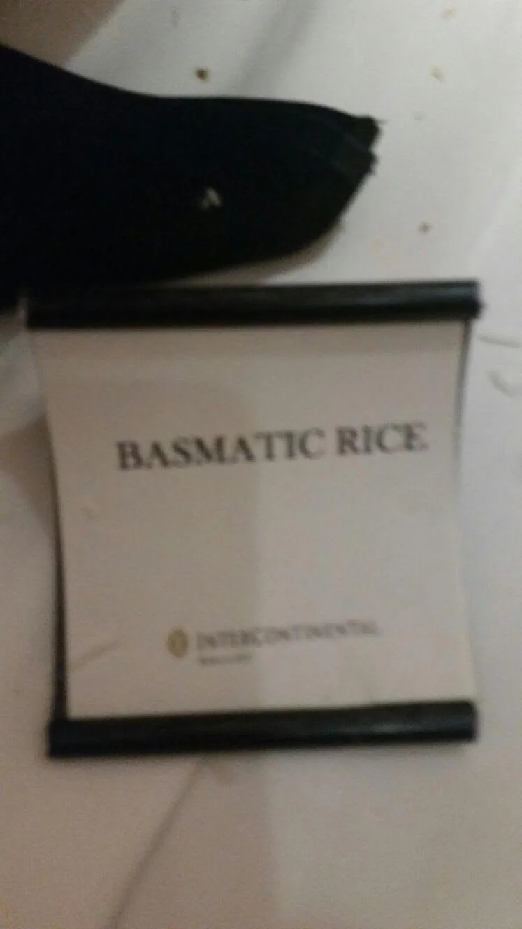  There was Basmatic Rice, let it be known. 