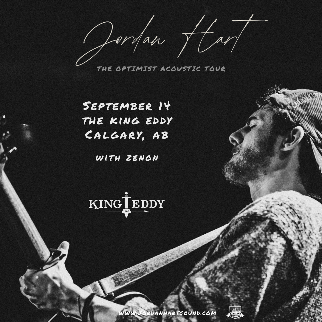 Calgary - ZENON opens for Jordan Hart - "The Acoustic Optimist Tour"