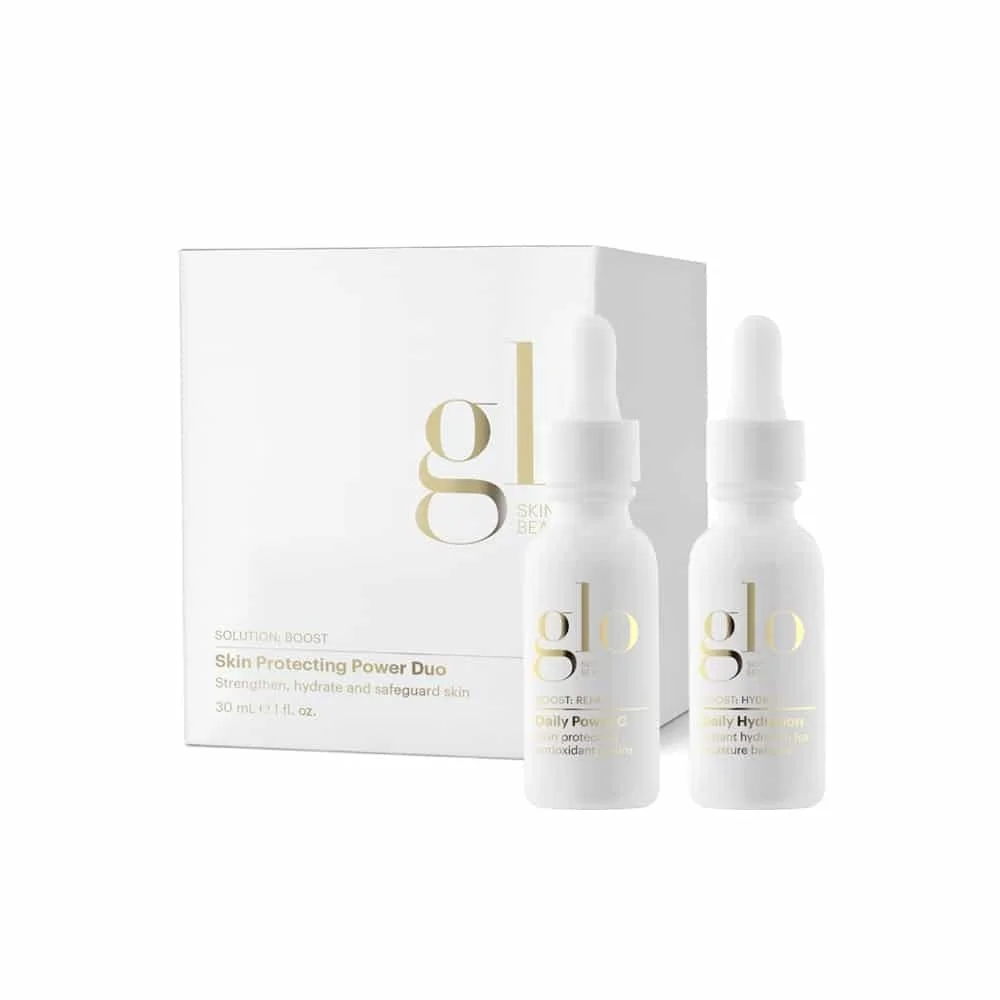 SKIN PROTECTING POWer DUO Correct and protect by combining the antioxidant protection of Daily Power C with a skin-quenching boost from Daily Hydration. This duo helps safeguard skin against pollution and environmental damage.