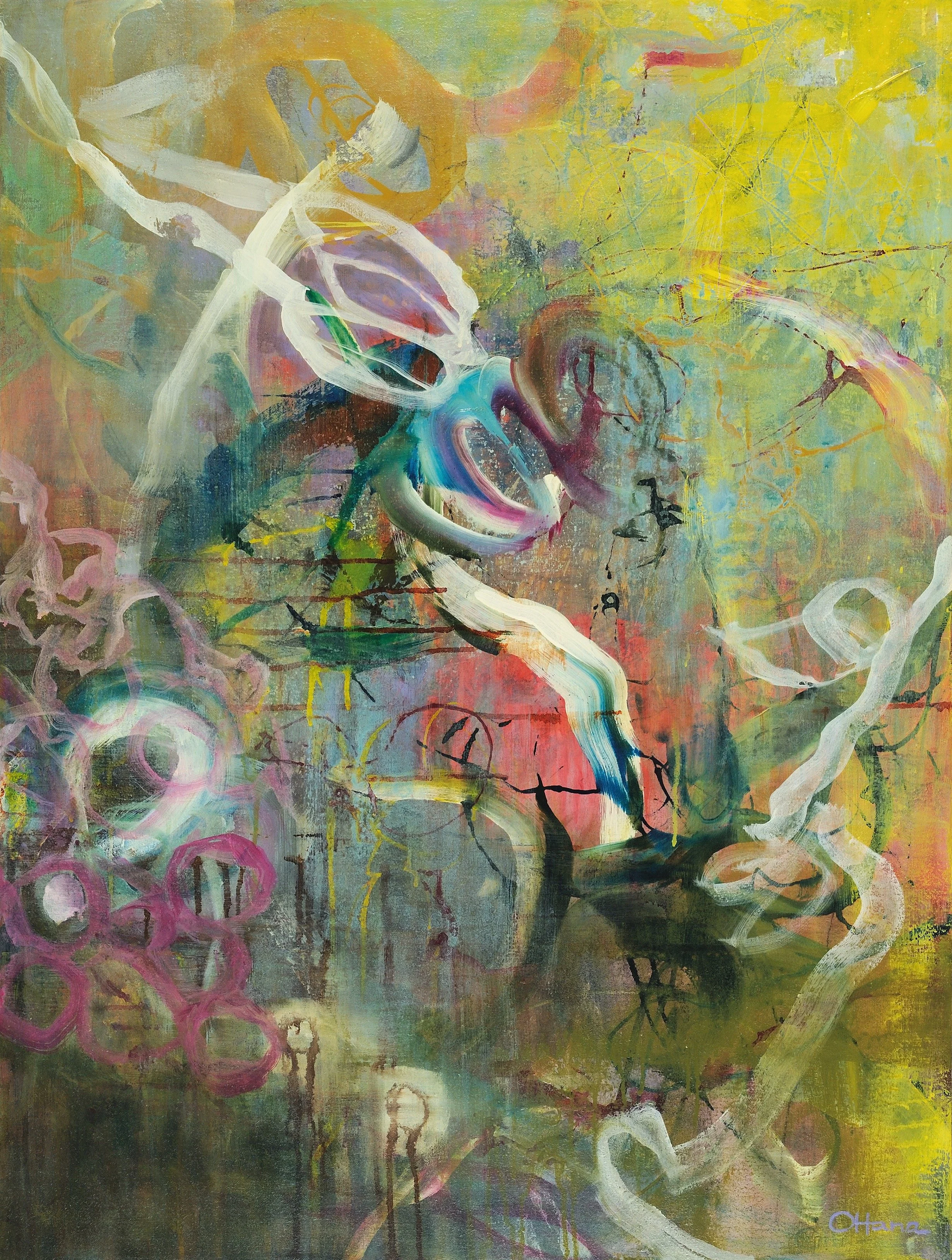 Ohana-%22The Naked Truth Vol.1%22 mixed media on linen canvas 30%22 X 41.JPEG