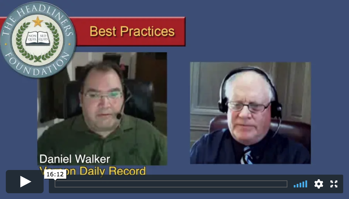 Small-town Editor Provides Community Focus