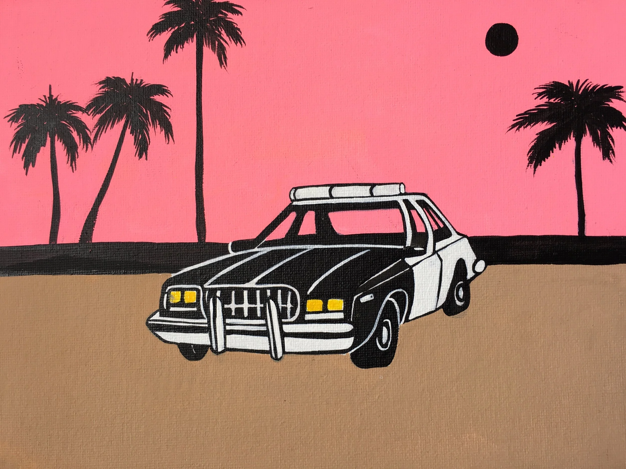 babylon ACRYLIC PAINT ON CANVAS20 x 30 cm