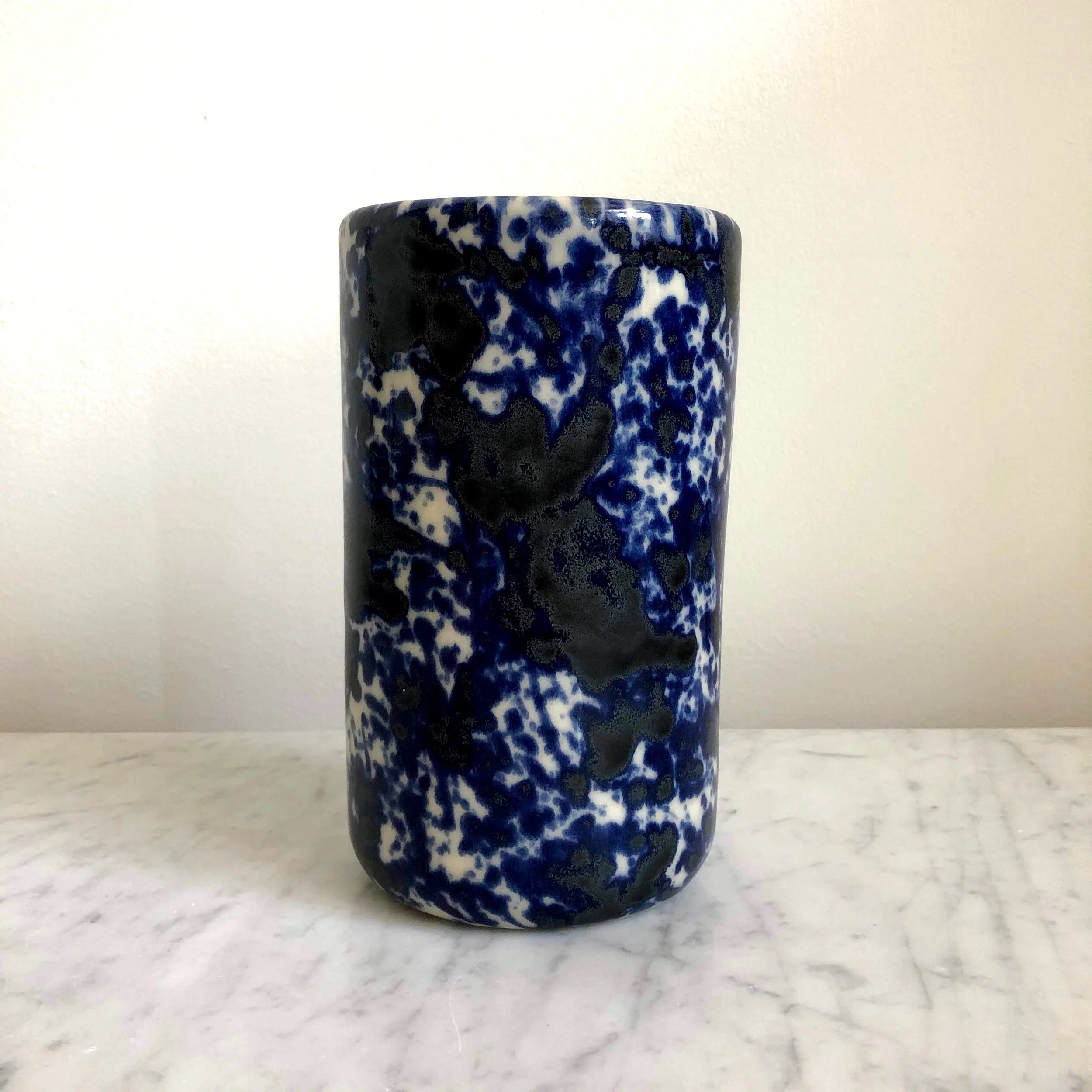 Ink Blot Canister Vase