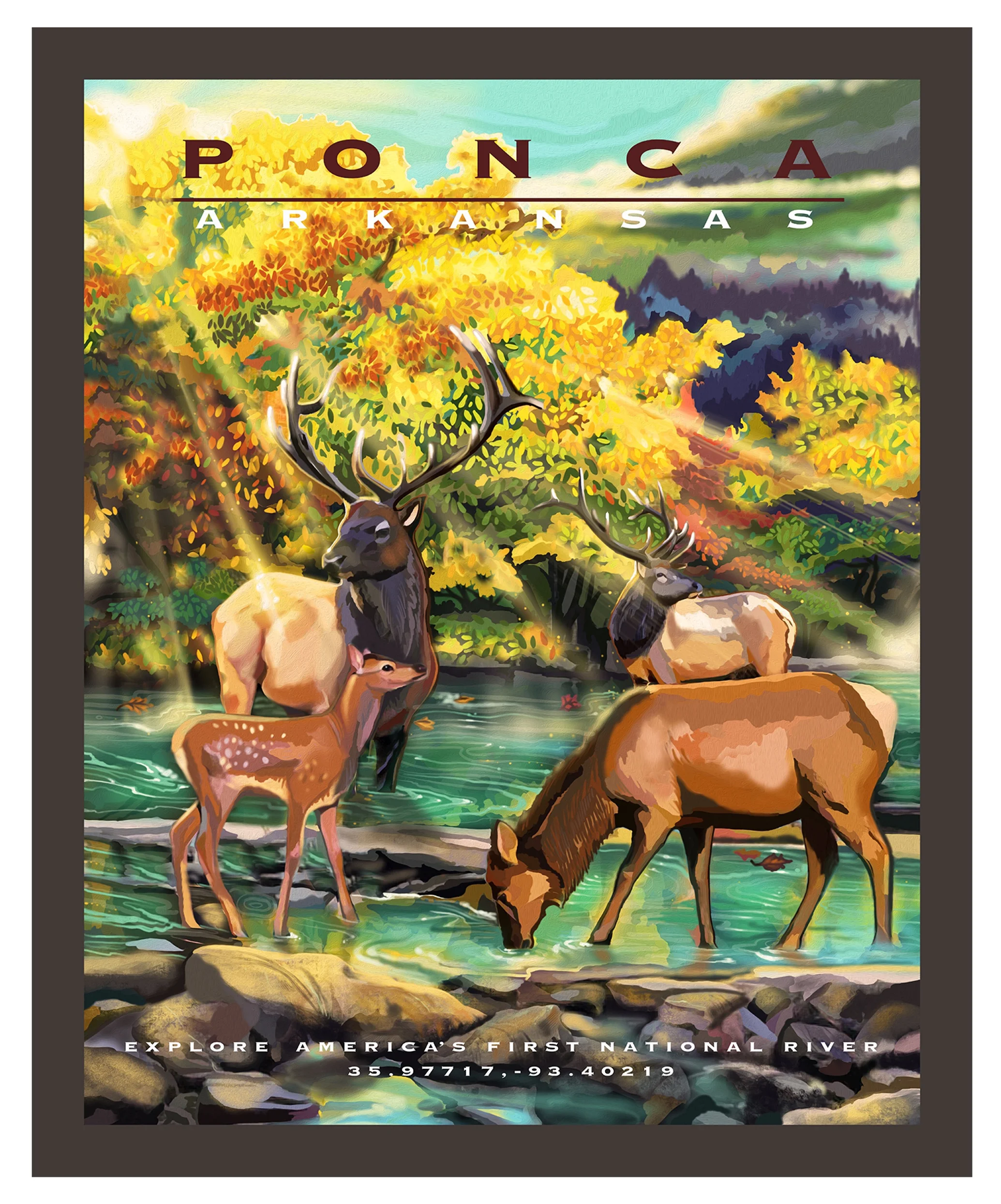 Ponca Arkansas Print