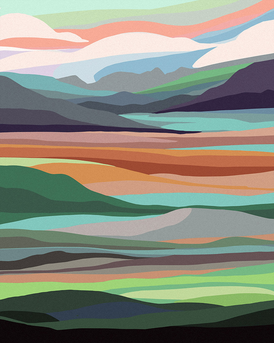 Abstract landscape — RASULart