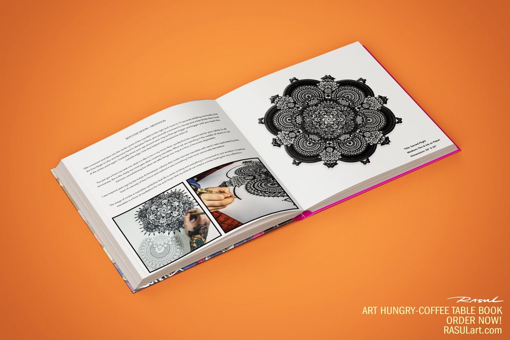 Art Hungry-Coffee Table Book- Each copy comes signed by the artist —  RASULart