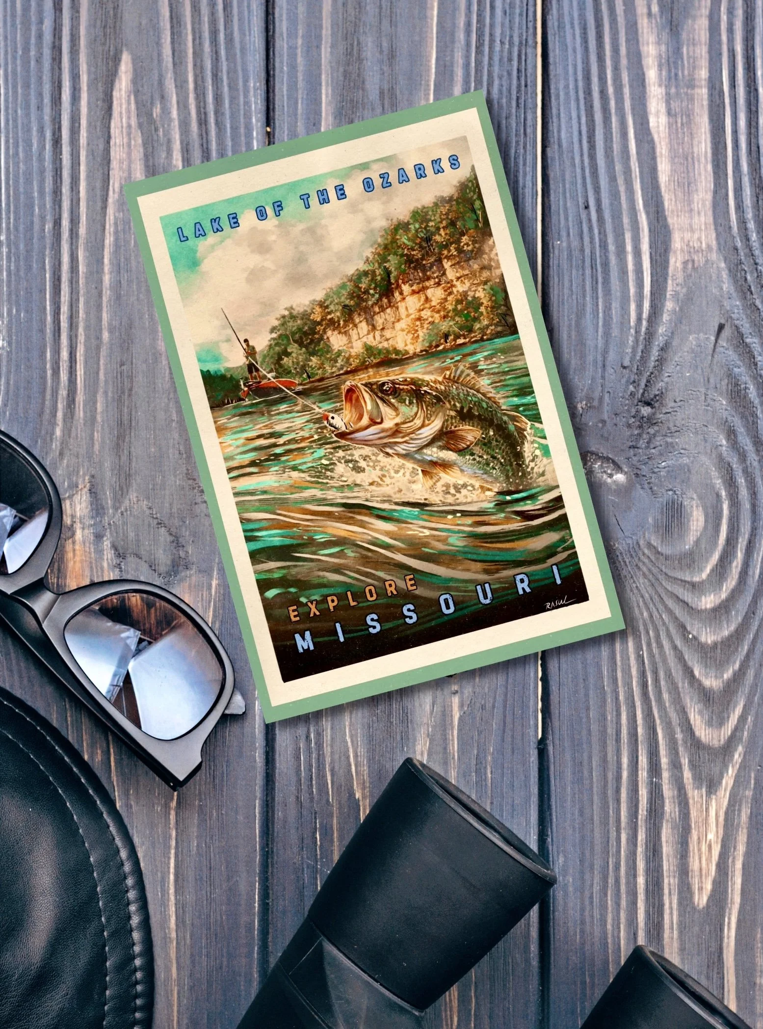 Lake Of The Ozarks-Adventure Ready BIG Vinyl Stickers