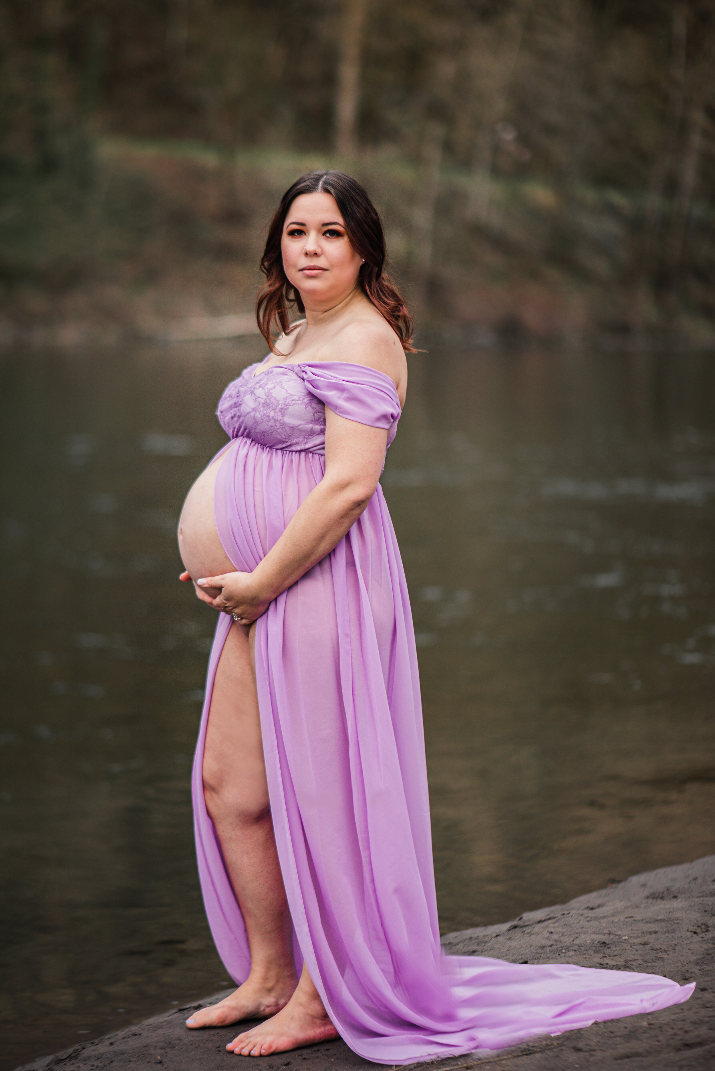 Baby Mila | Sandy River Maternity Portraits — Malone Photography