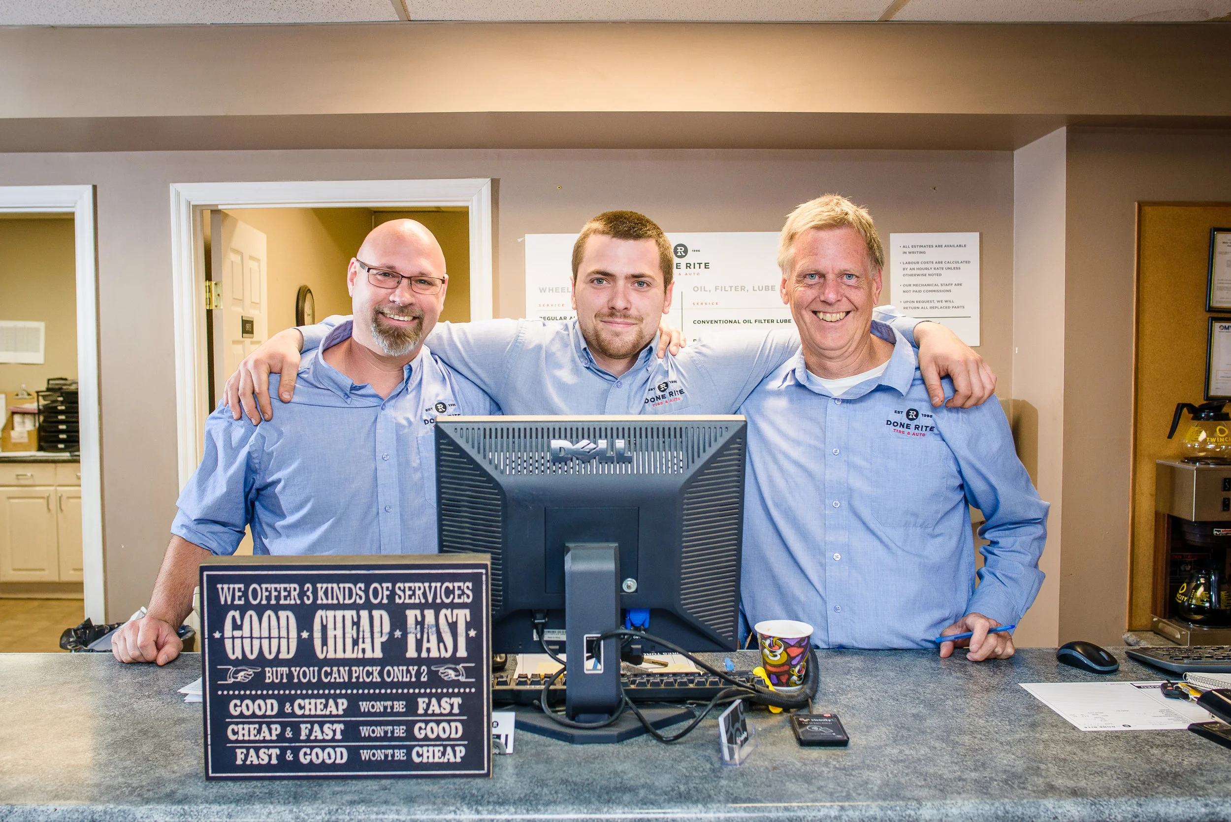 Service Professionals, Done-Rite Tire & Auto