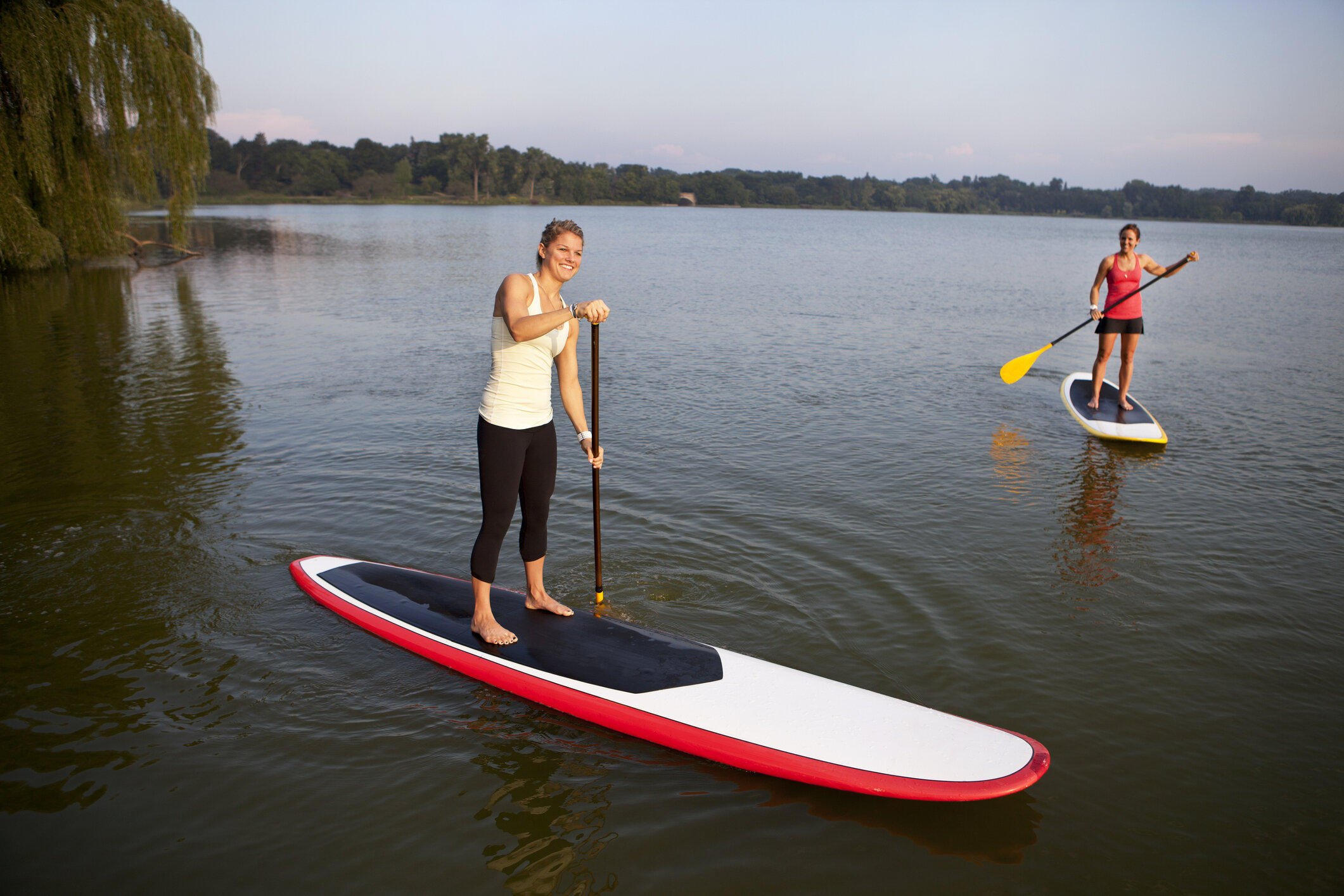 Paddle Boarding to Balance