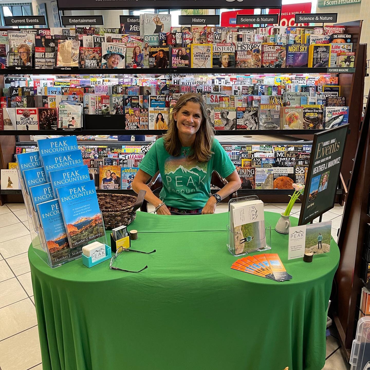 Thanks for coming out to Barnes and Noble yesterday - your support, your encouragement, and your stories have been inspiring! May we all shine the God-given light in what can feel like darkness right now. Remember your testimonies&hellip;your stories