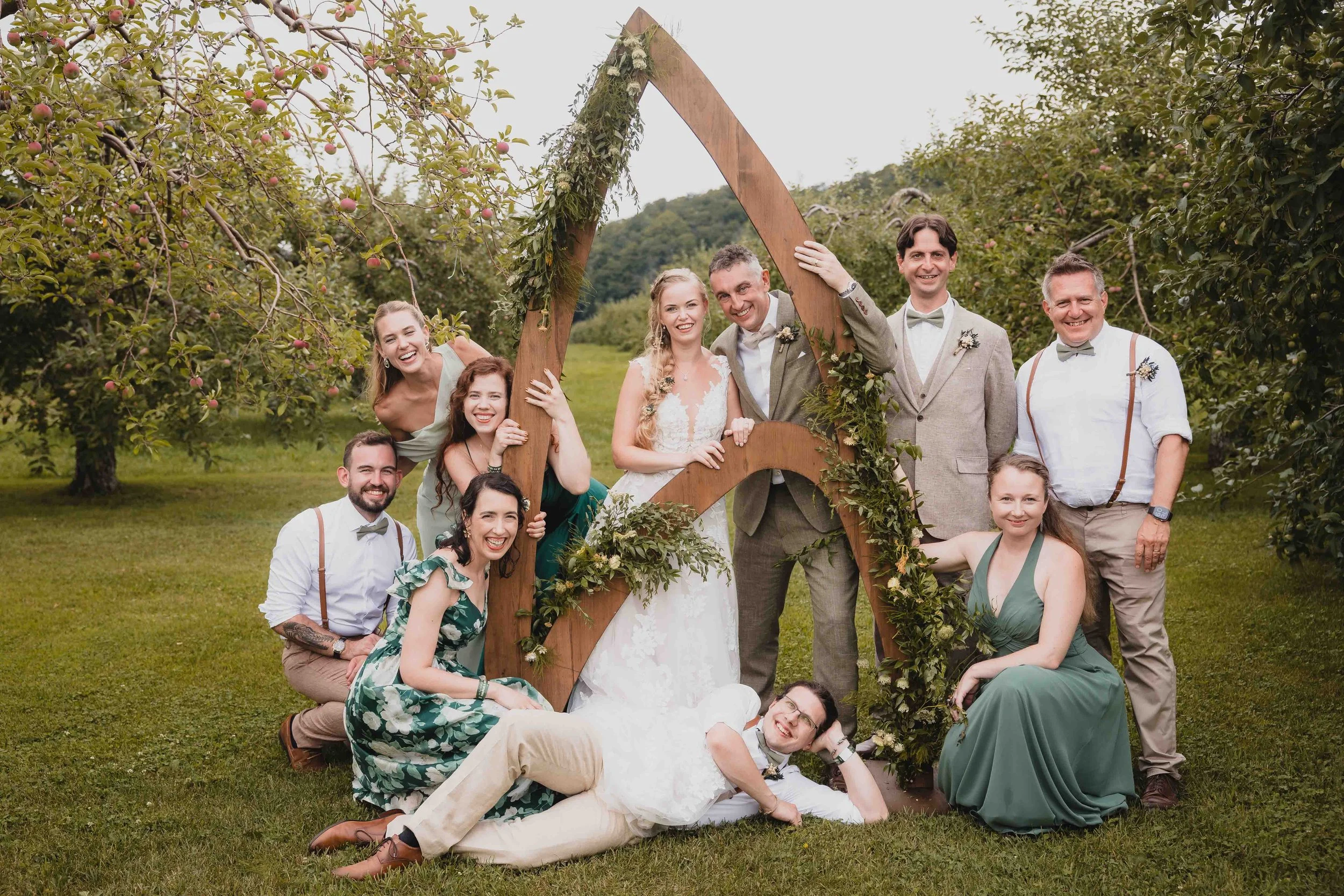 A Star Trek-Inspired Wedding at Verger Jude-Pomme in Oka, Quebec
