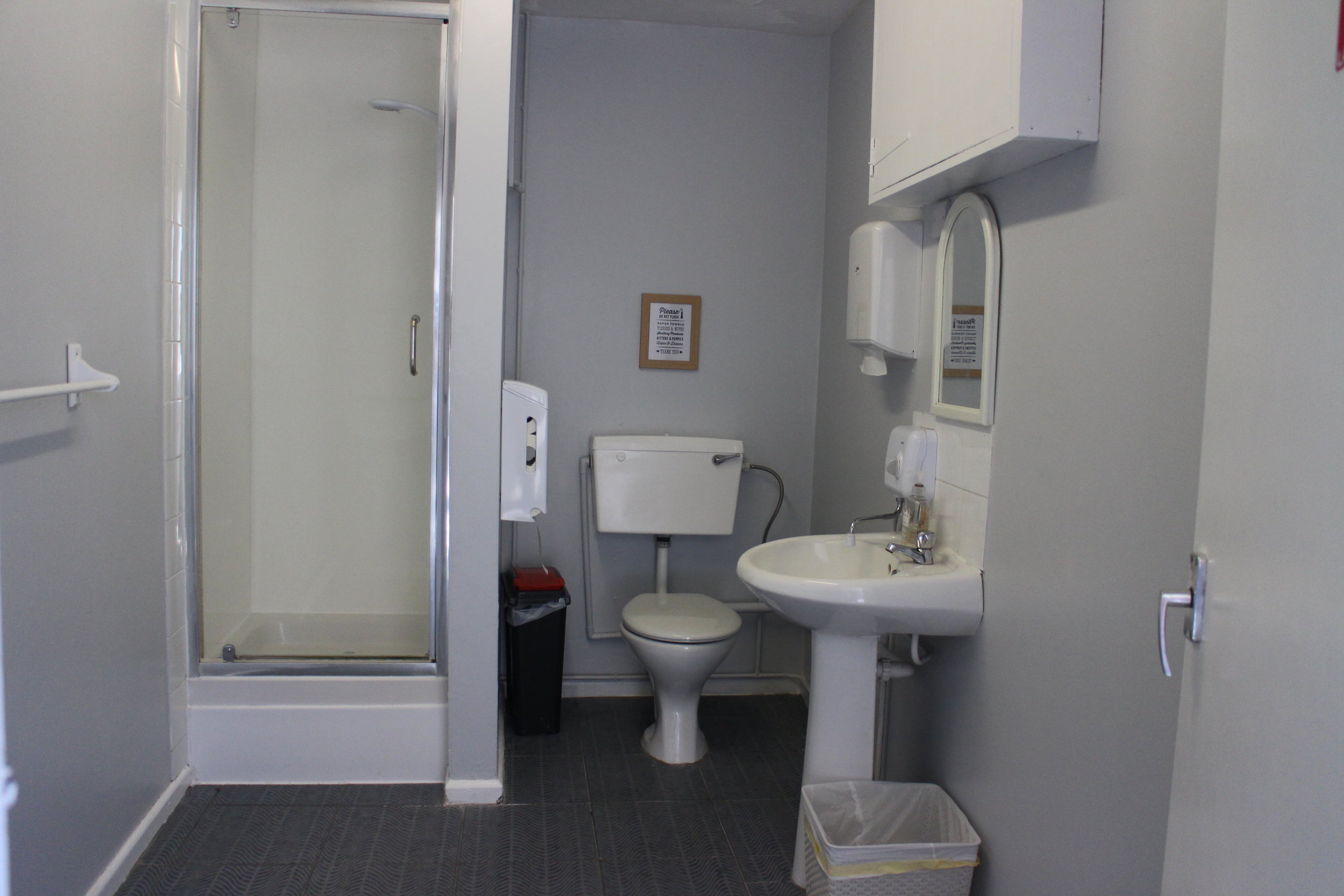 Bathroom in Amenity block