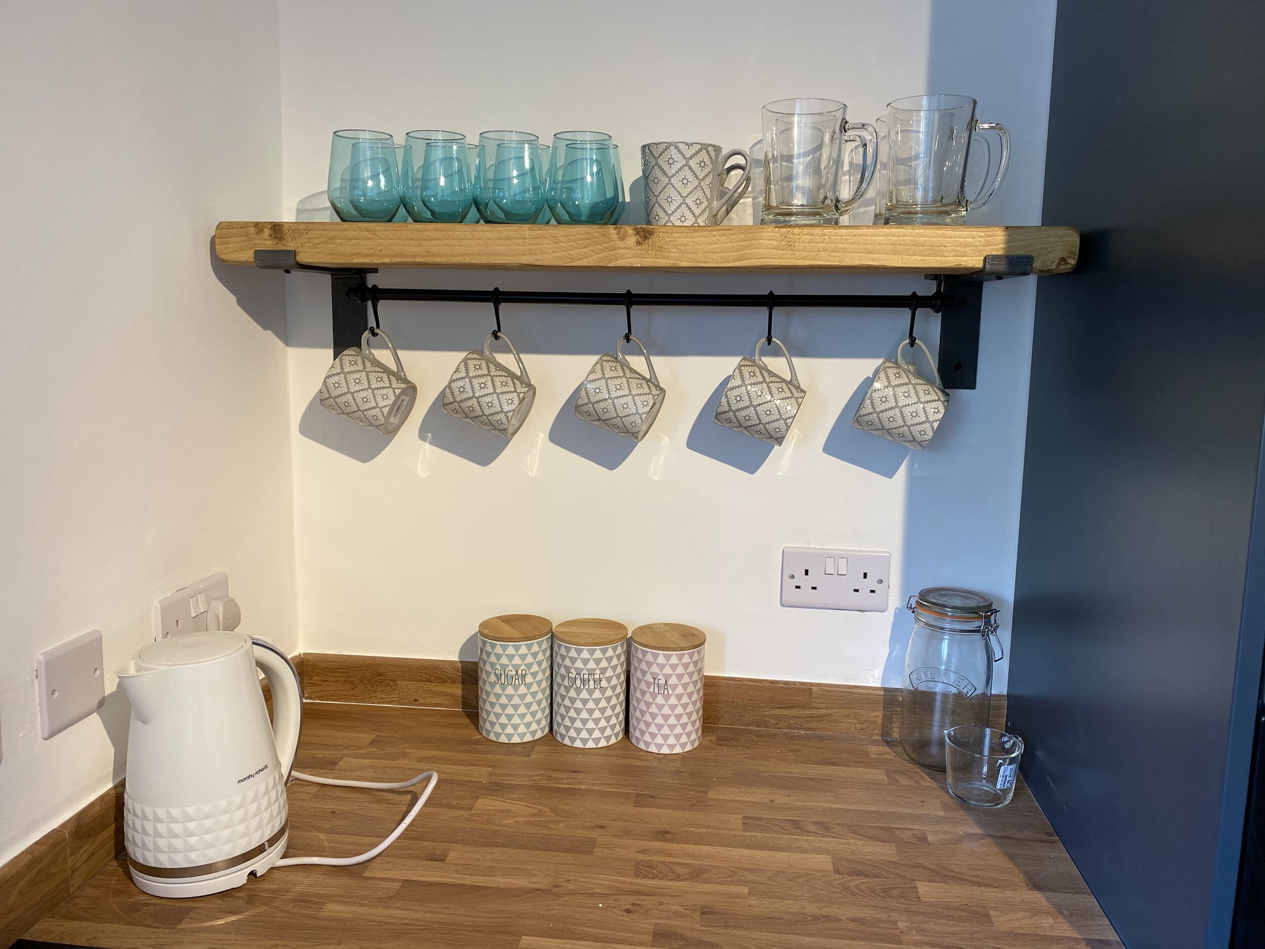 Kitchen at East Cottage, Walnut Farm Waxham