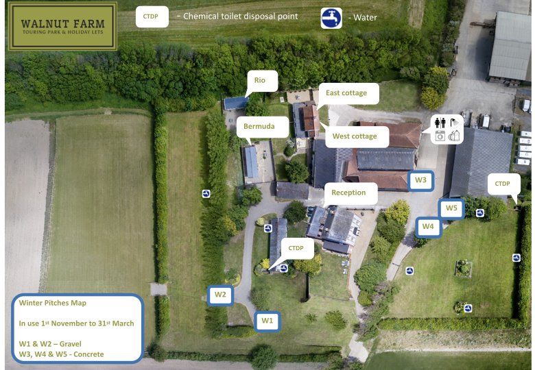 MainWinter Site Map Walnut Farm Waxham Norfolk