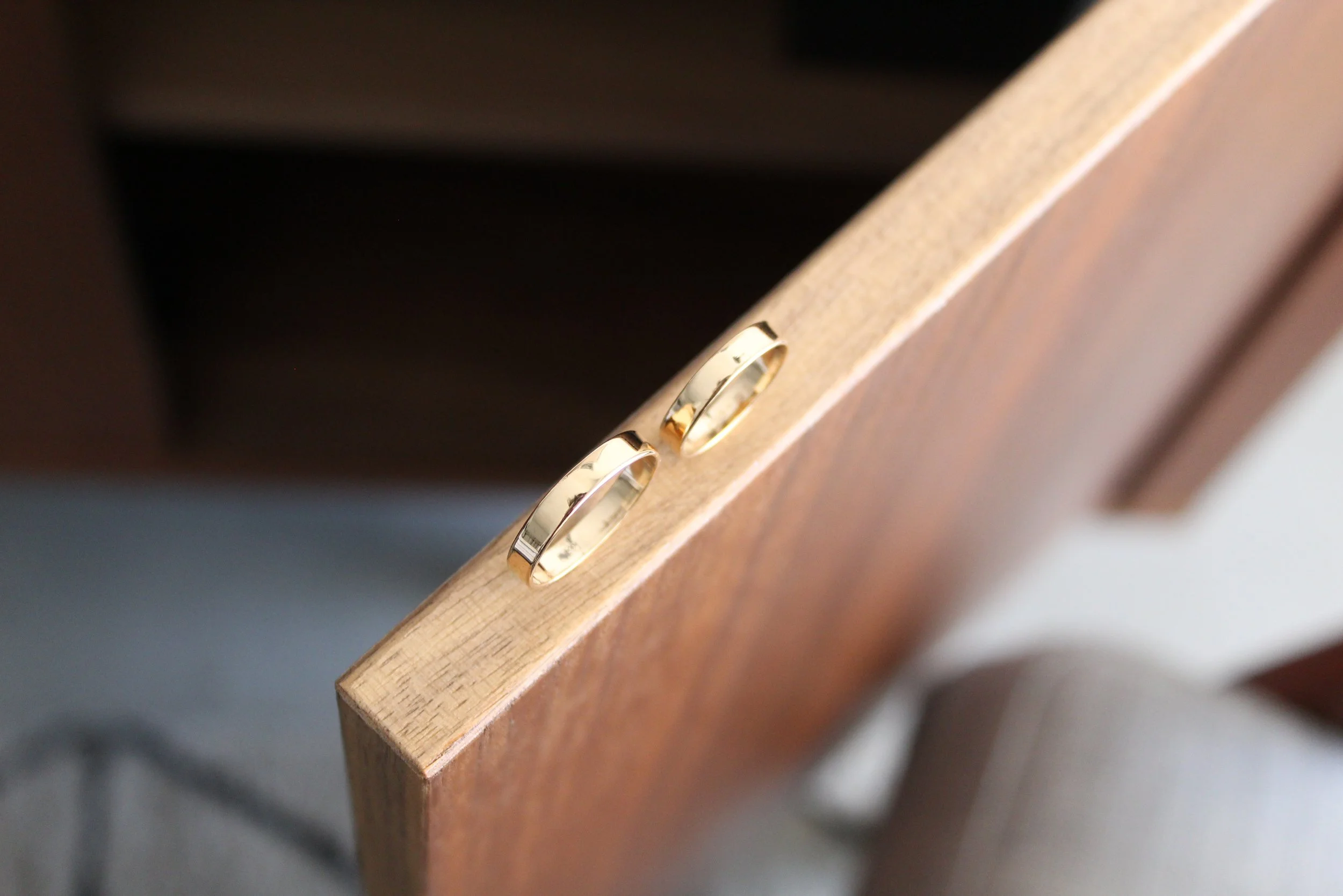 Aliança Confiança • Ouro Amarelo • 4 mm