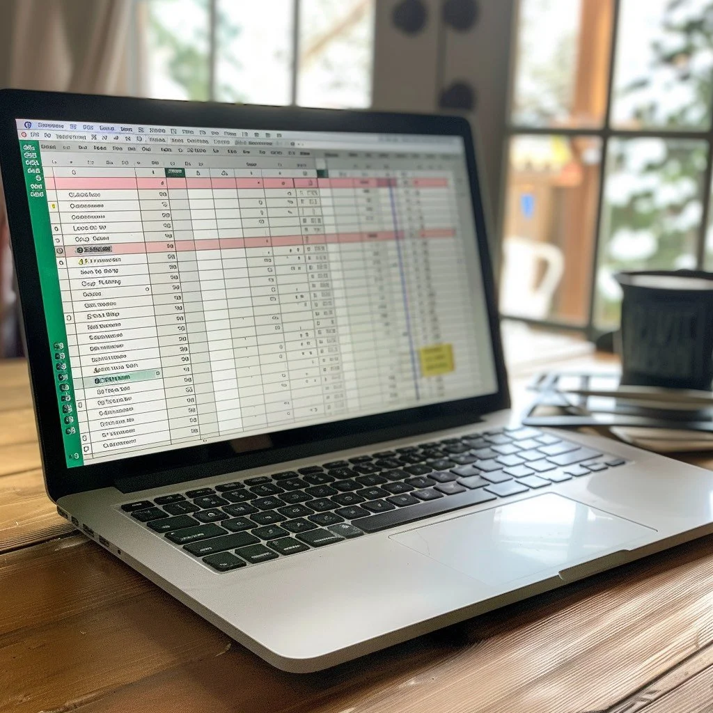 Start with a spreadsheet budget to start tracking your home savings