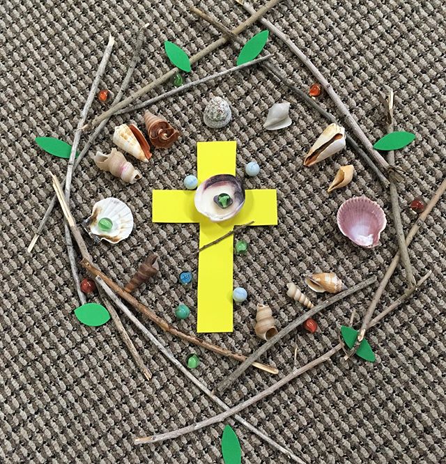 At youth group last night, we discussed finding God in nature. Our youth made some pretty amazing nature mandalas. “The heavens declare the glory of God, and the sky proclaims the work of His hands.”
Psalm 19:1