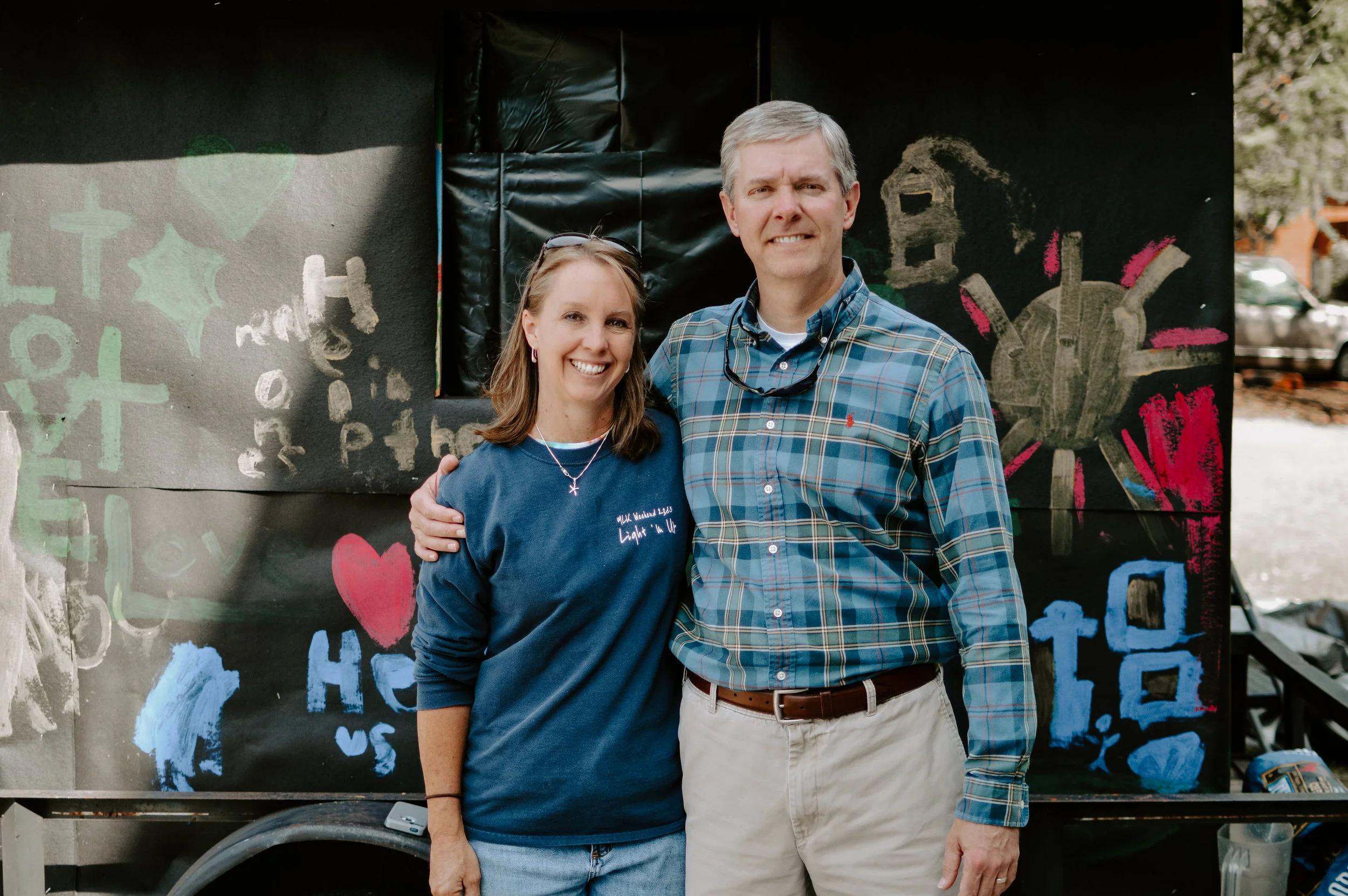 Rusty Hutson and Lisa Pierce (Executive Director and Founder)