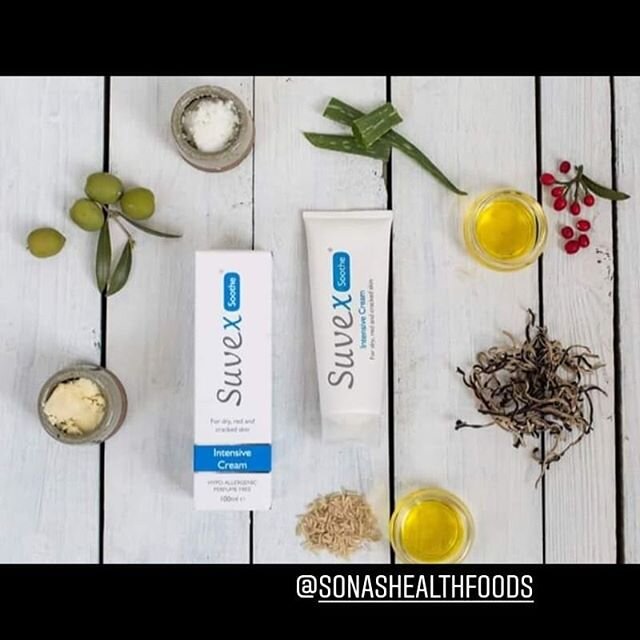 If hand sanitiser is irritating your hands, give Suvex Soothe Skincare a try! 👐
100% plant sourced ingredients, NO parabens, perfume or SLS. Gentle &amp; hydrating.💧 #sonashealthfoods #intensive #hydrating #naturalbodycare