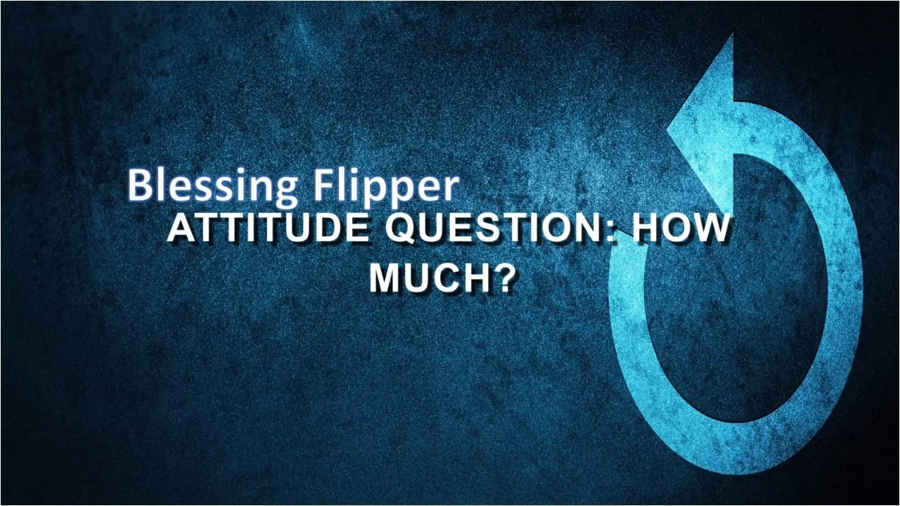 Attitude Question: How Much?