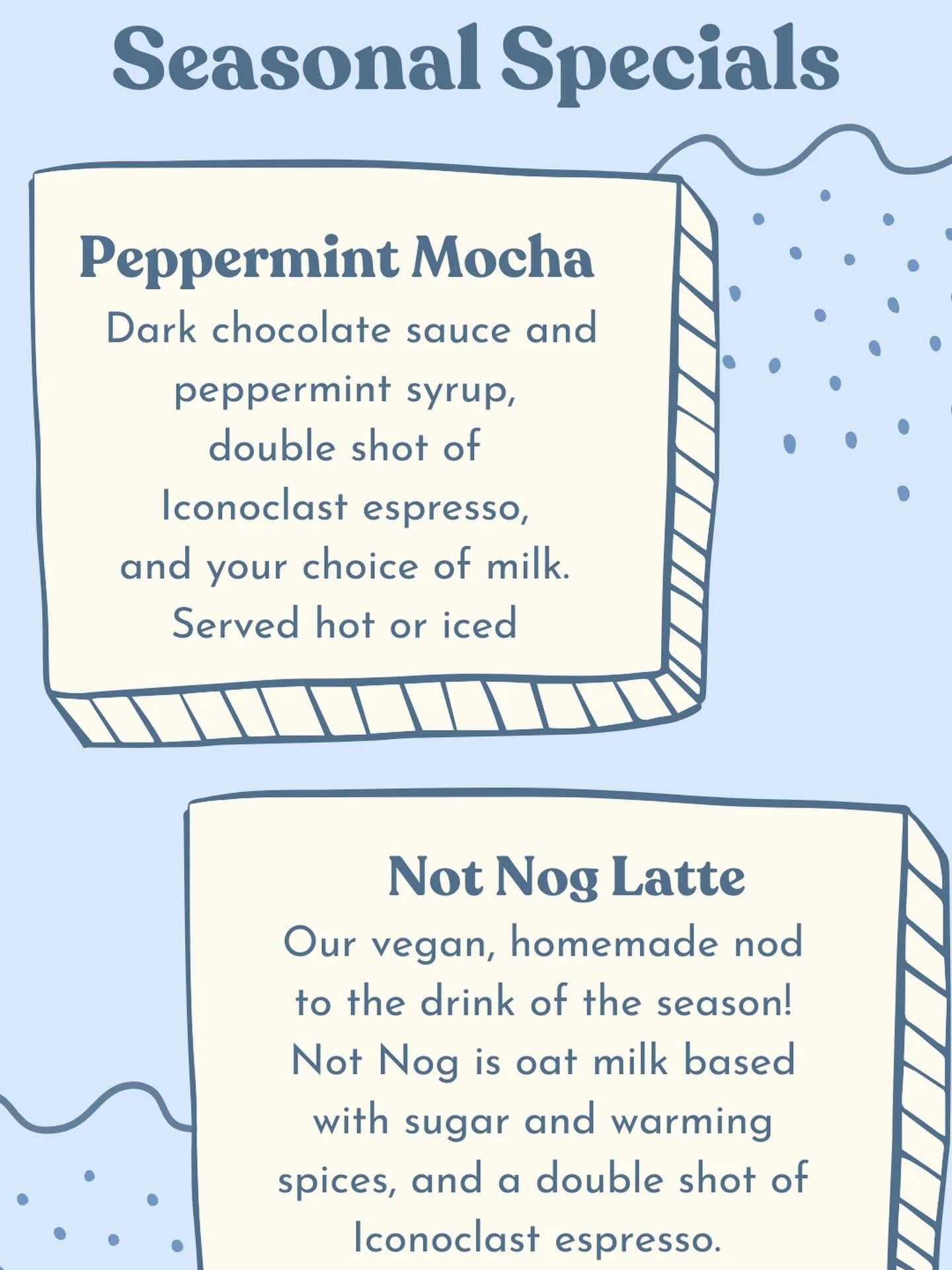 You know what time it is! We&rsquo;ve got all the holly jolly bevs to make these cold days feel so much brighter! We also can&rsquo;t forget to mention our year round favorite house made biscochito latte! 
.
.
#abqfoodies #abqnm #abqcoffee #505 #burq