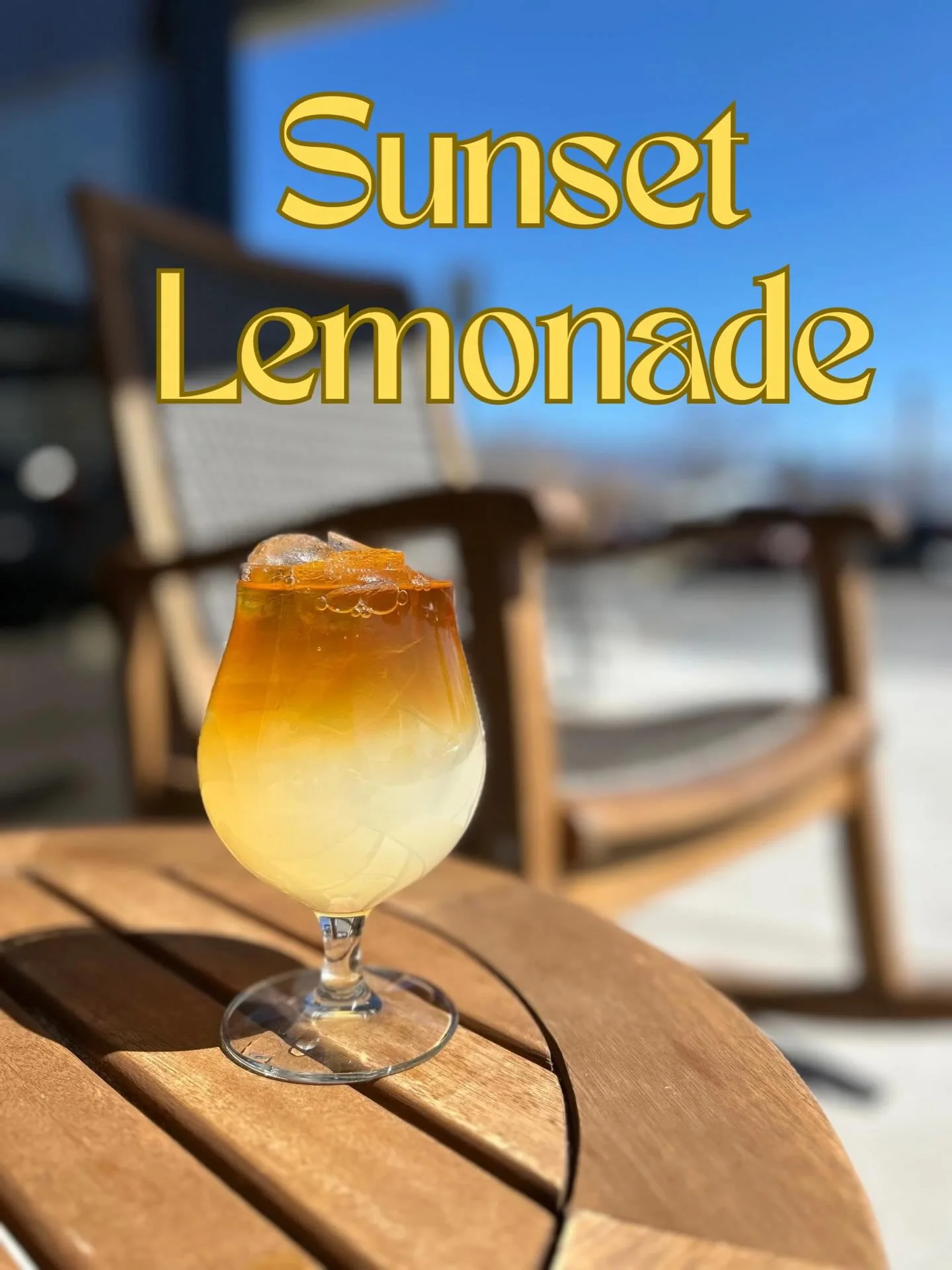 🌻Sunset Lemonade🌻
A cold refreshing glass of our house made lemonade topped with a fruity and floral sunset rooibos tea. Even the most dedicated coffee drinker has to admit this is the perfect drink for a sunny day. 
.
.
#fyp #abq #coffee #abqcoffe