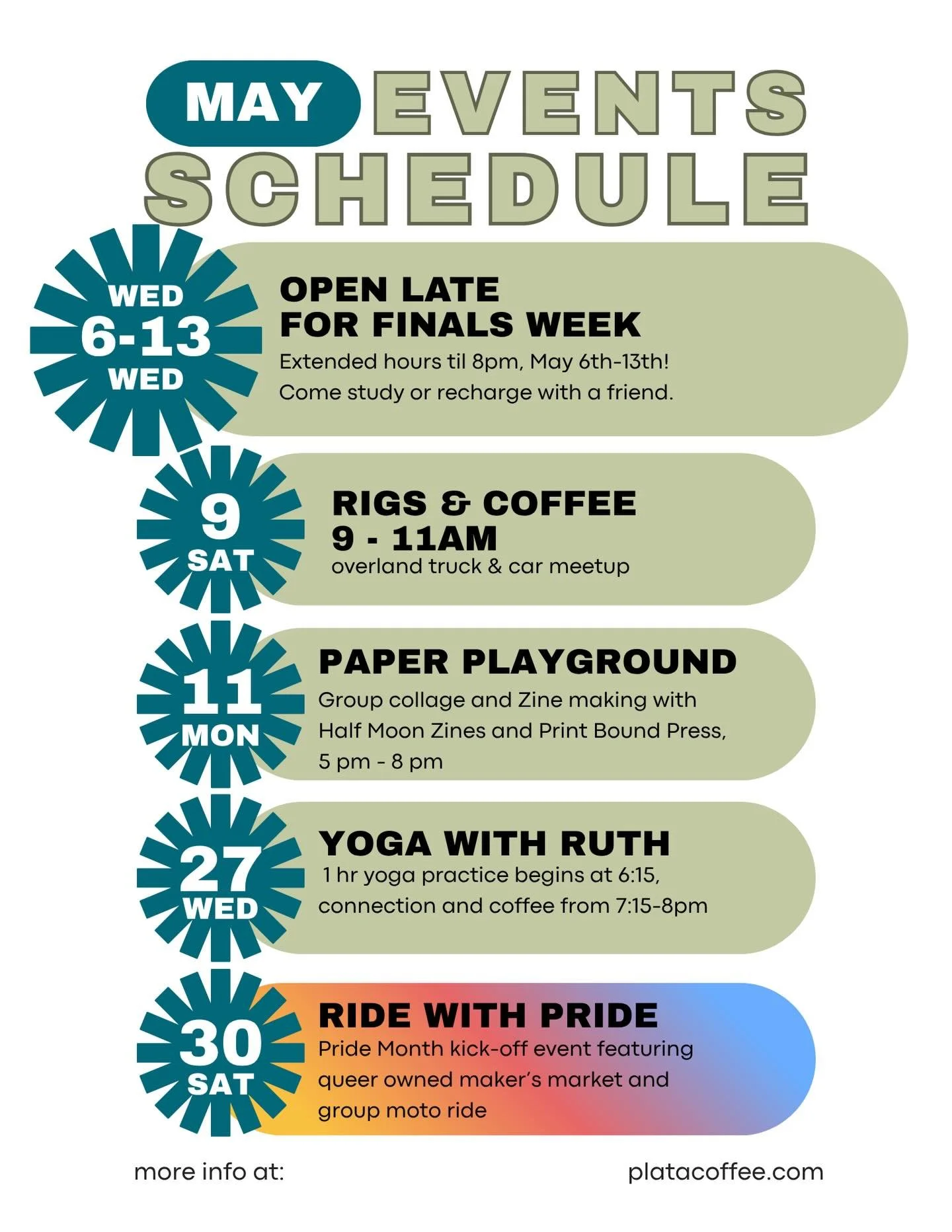 It&rsquo;s May! Let&rsquo;s hang out! 
.
.
#abq #abqcoffee #fyp #coffee #burque