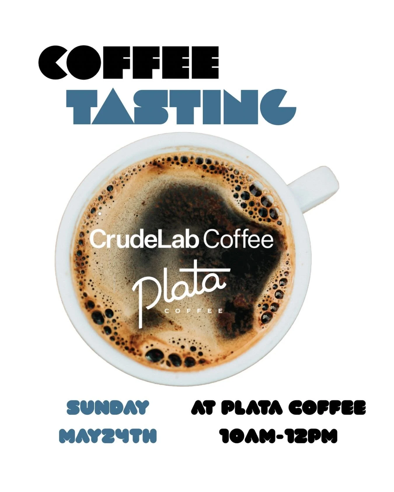 @crudelab.coffee tasting this Sunday! David has some exciting brews he wants to share with you! Come sip, chat, and try something new! 
.
.
#abq #abqcoffee #coffee #losranchosdealbuquerque #burque