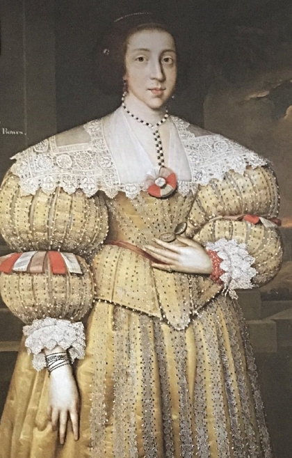 Lady Bowes, British School, image taken from “In Fine Style, The Art of Tudor and Stewart Fashion”, the Royal Collection