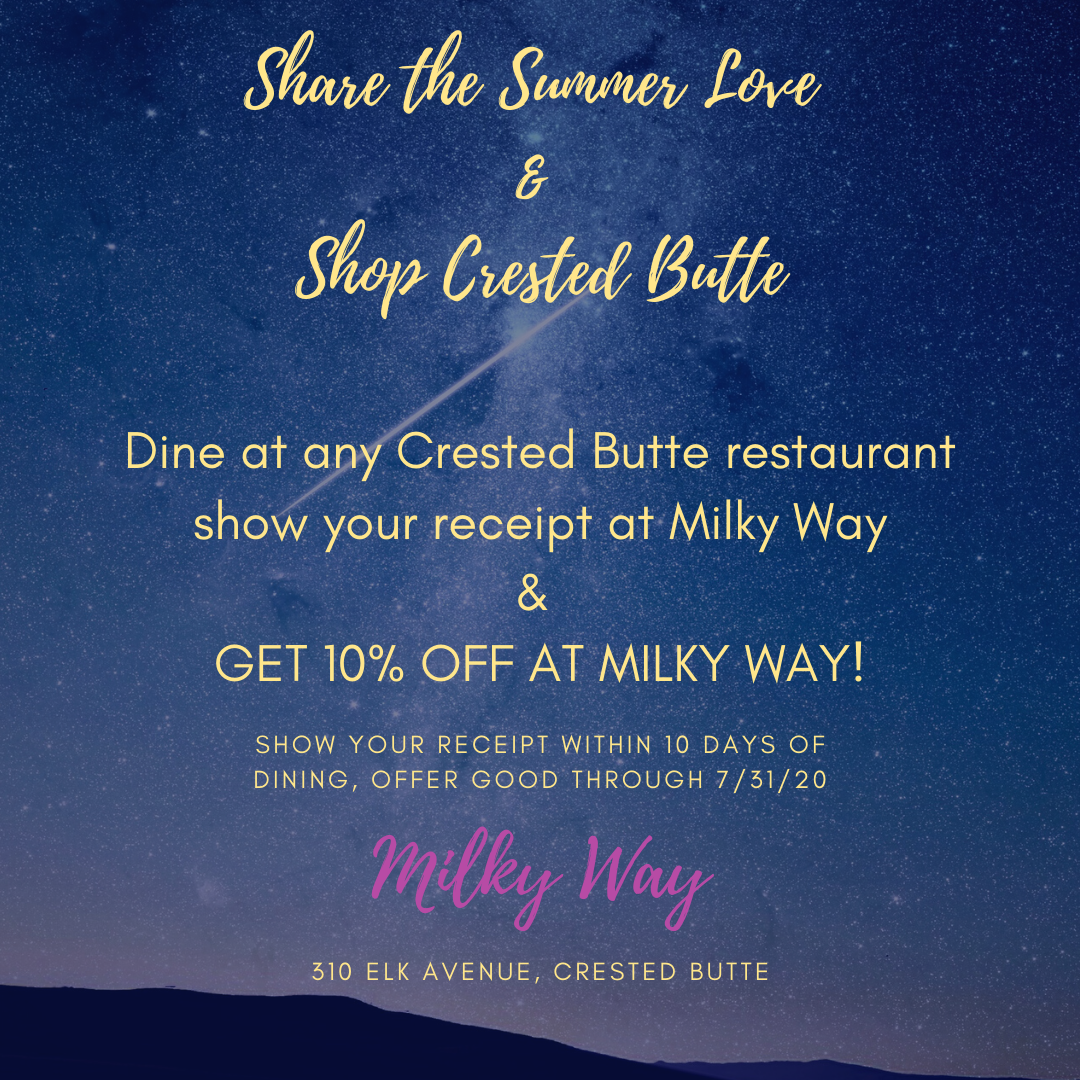 Shop in Crested Butte for clothing, apparel, lingerie, jewelry, gifts