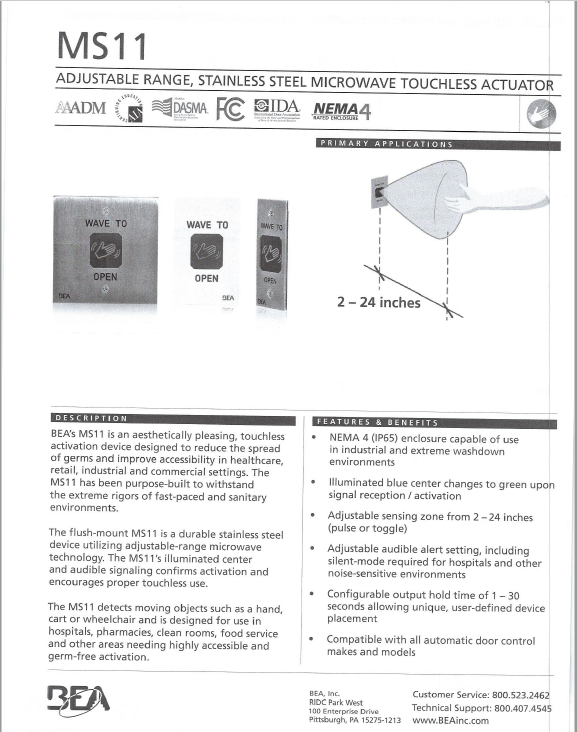 Touchless Switch Brochure